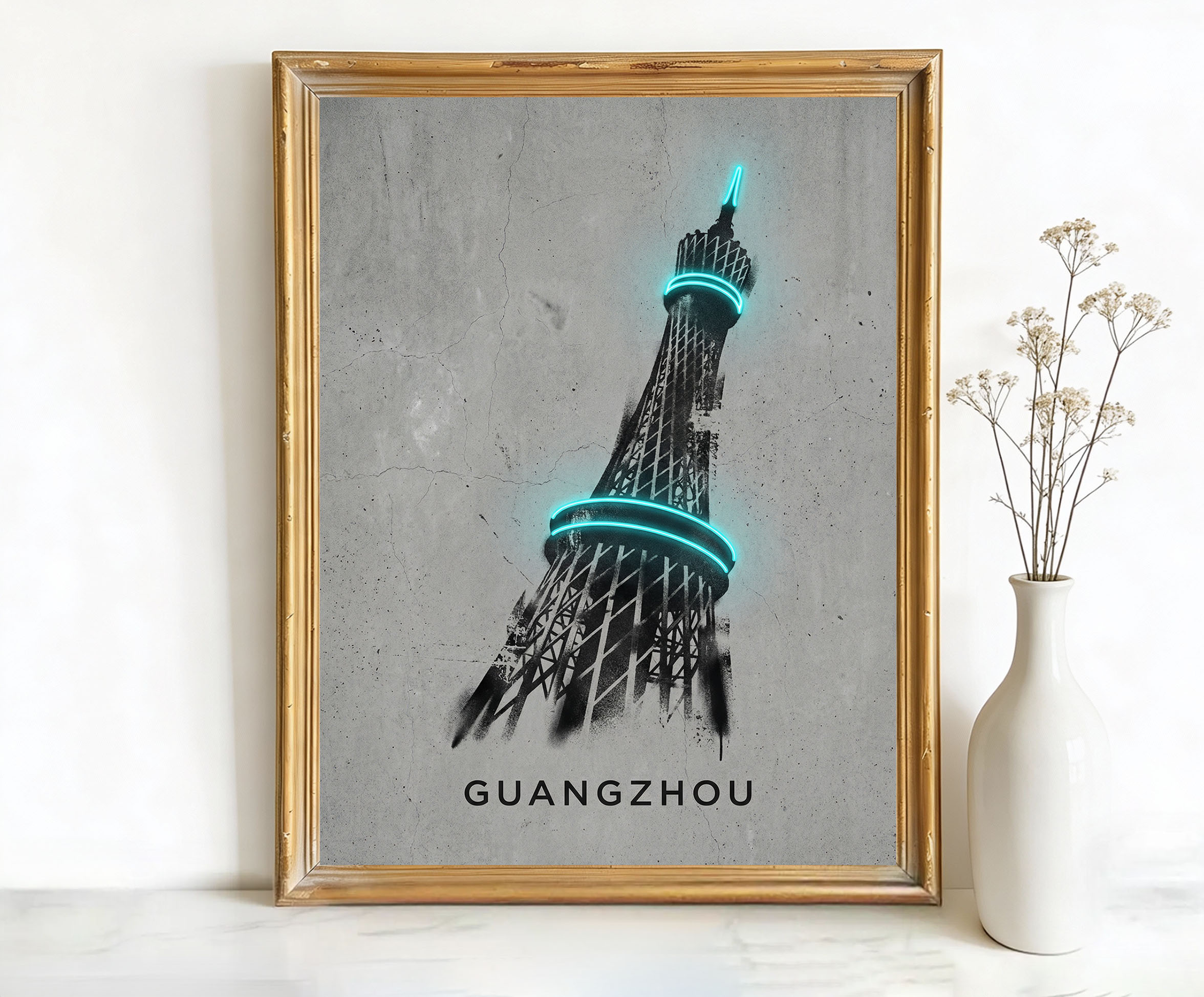 Guangzhou China Canton Tower Art