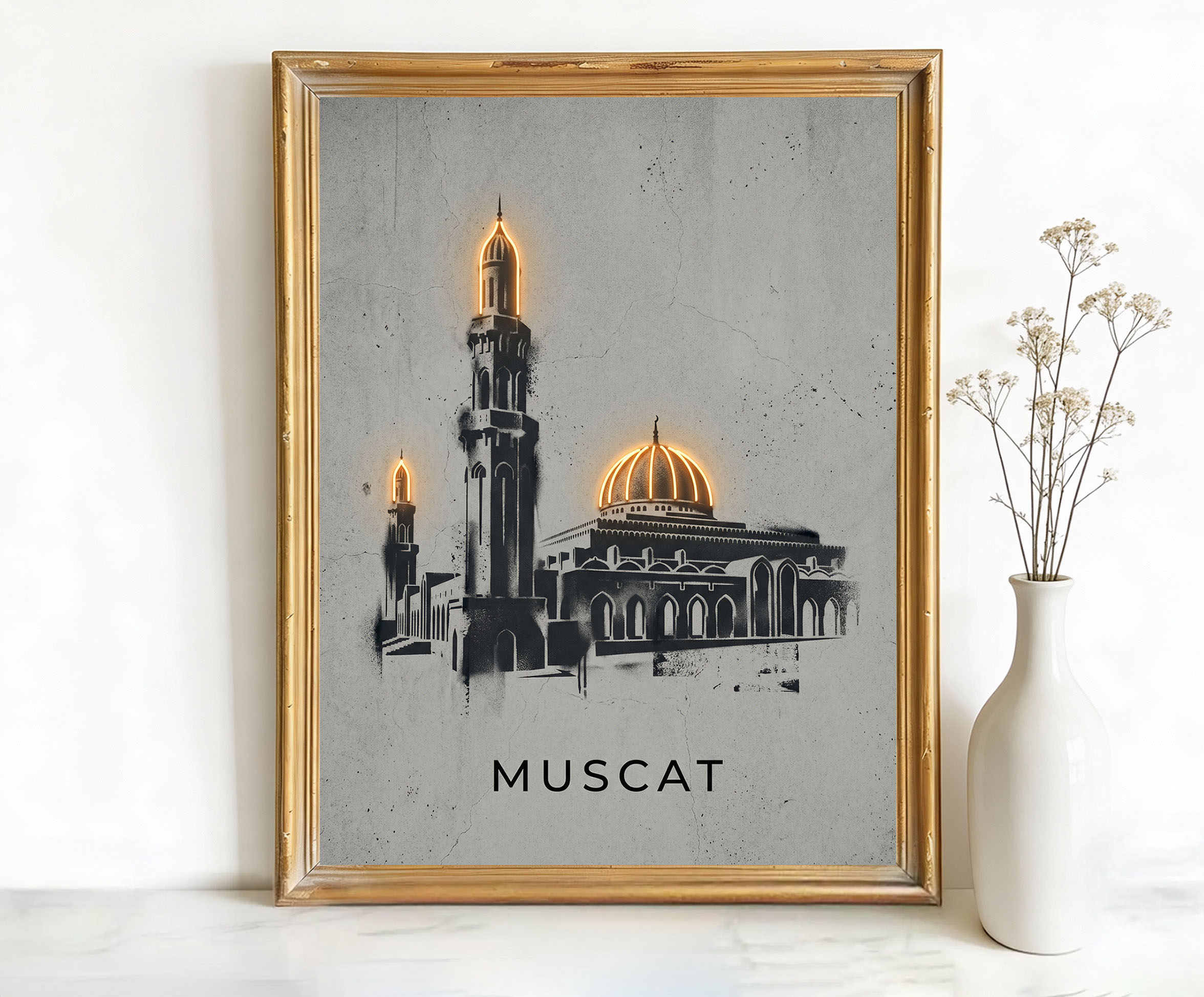 Muscat Oman Sultan Qaboos Grand Mosque Art