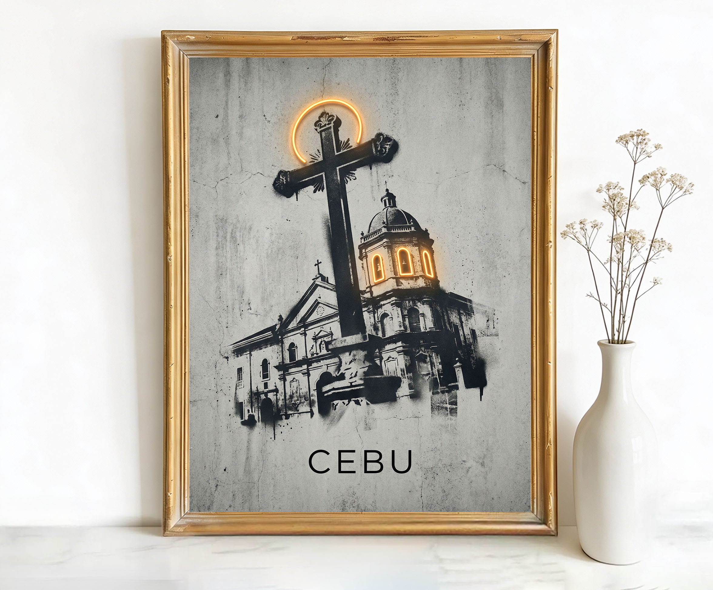 Cebu Philippines Basilica del Santo Niño Art