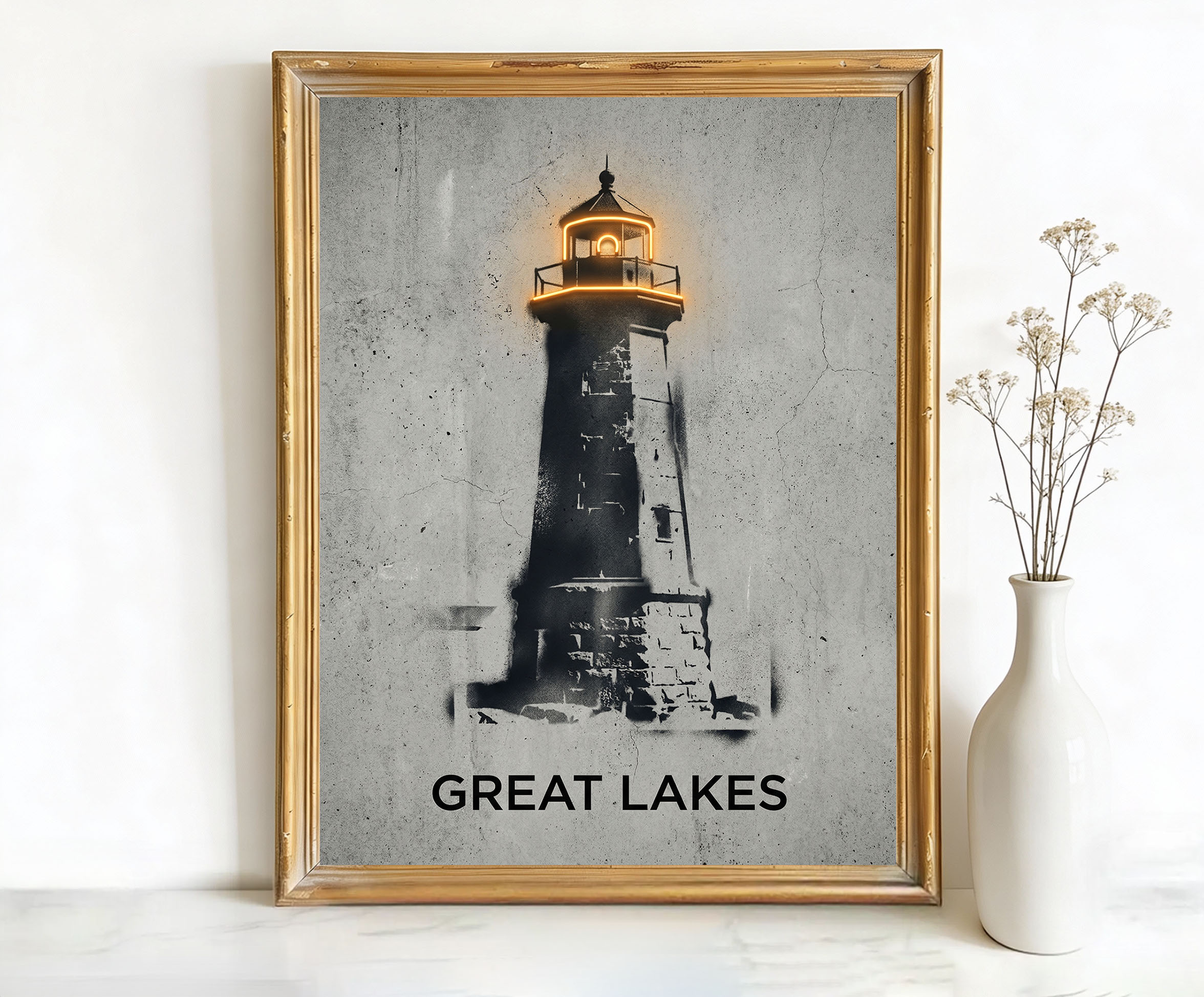 Great Lakes Region Lighthouse Art