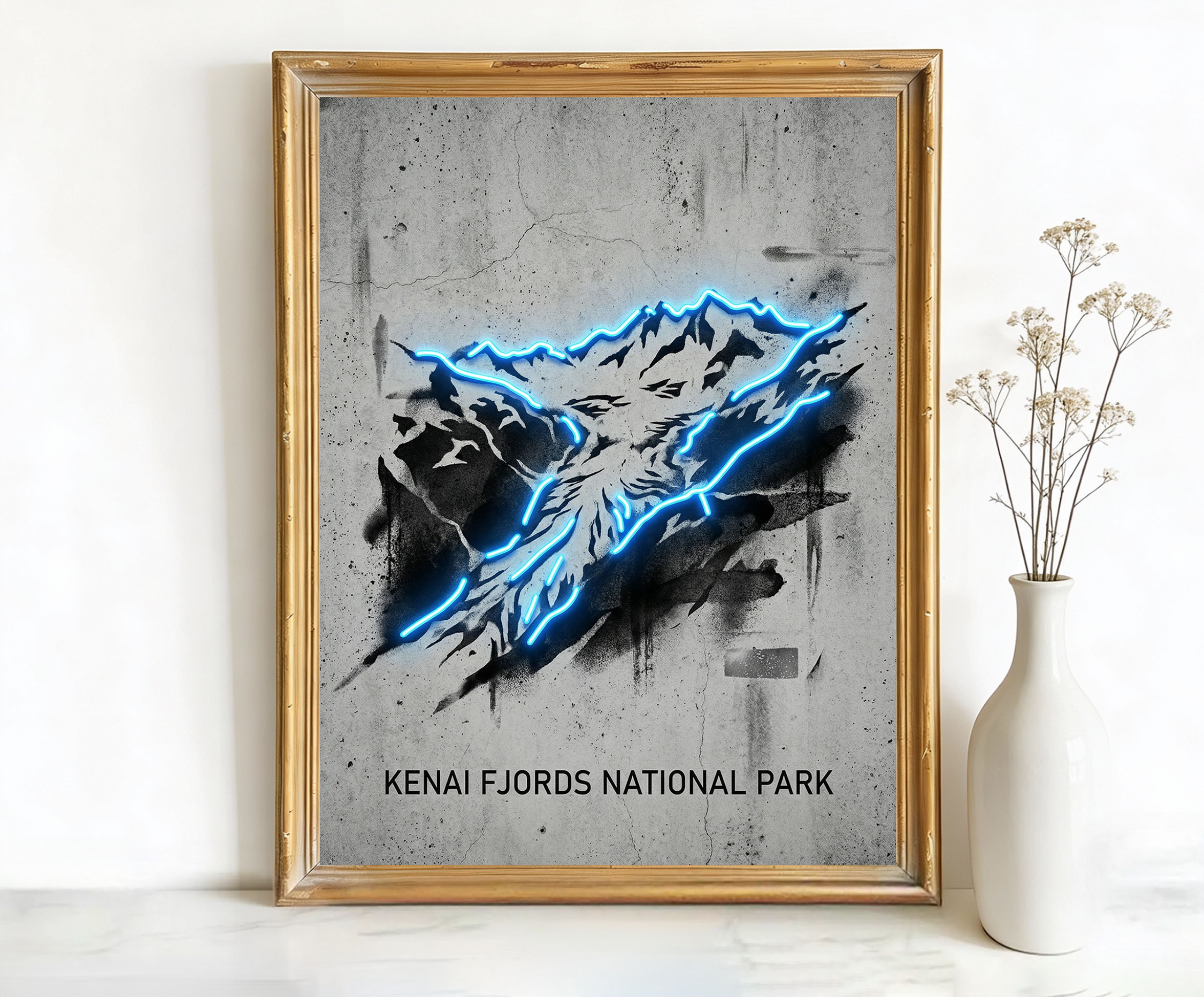 Kenai Fjords Alaska And Mountains Art