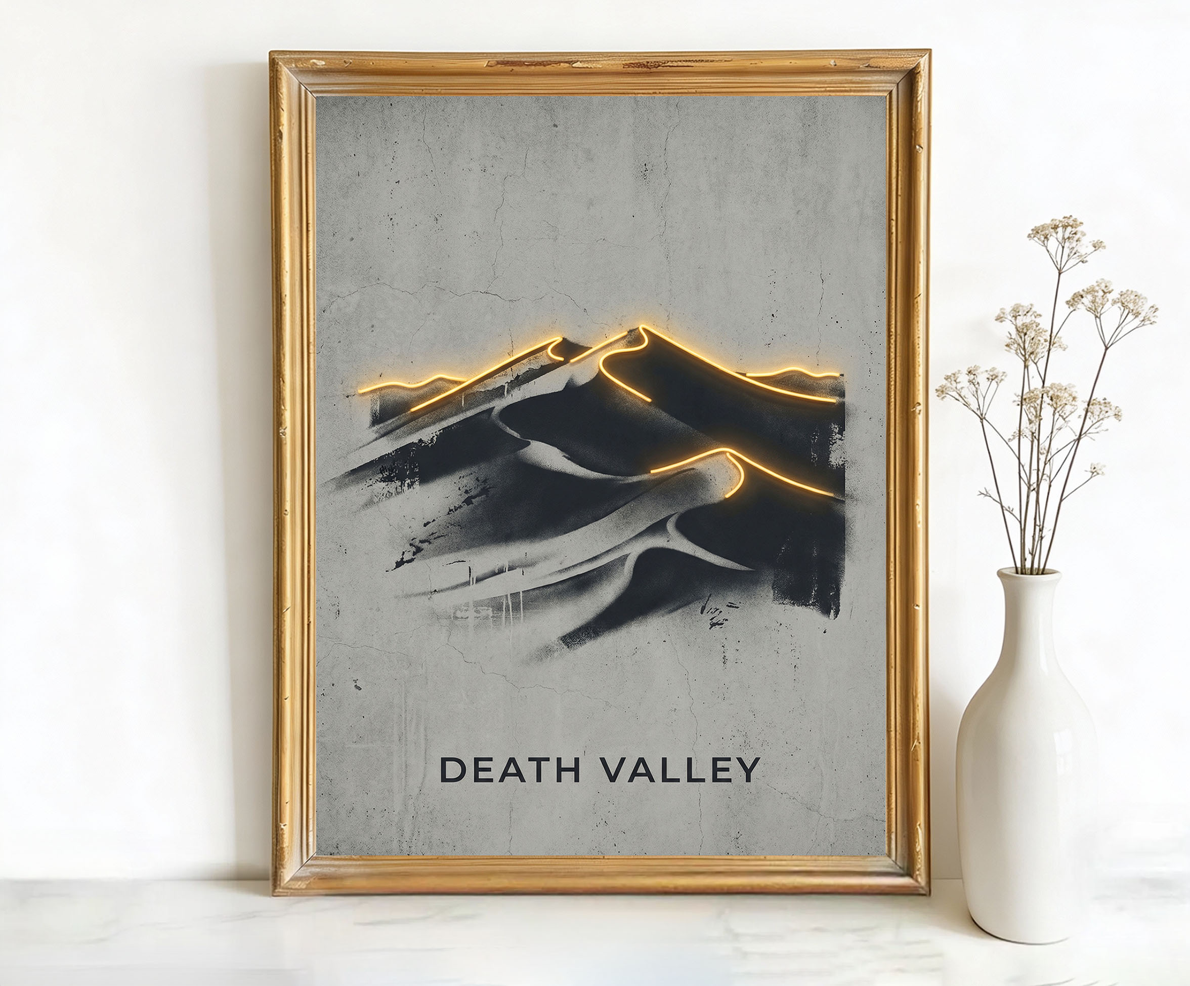 Death Valley California-Nevada Sand Dunes Art