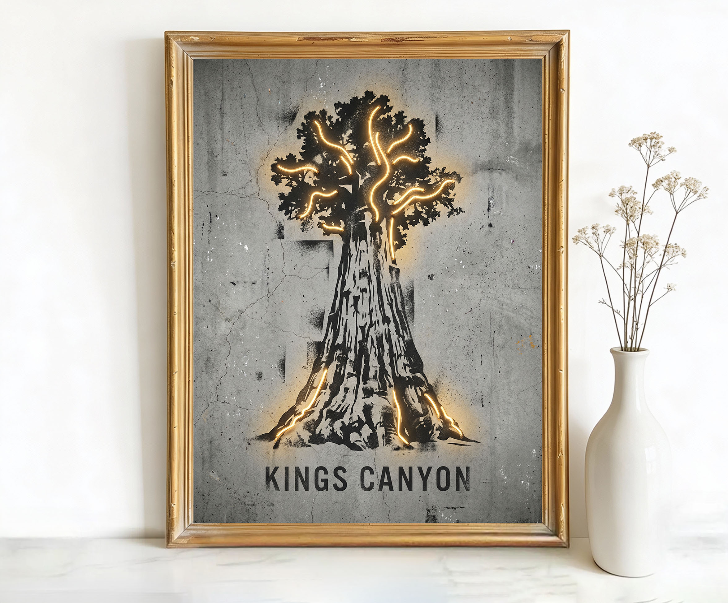 Kings Canyon California Giant Sequoia Tree Art