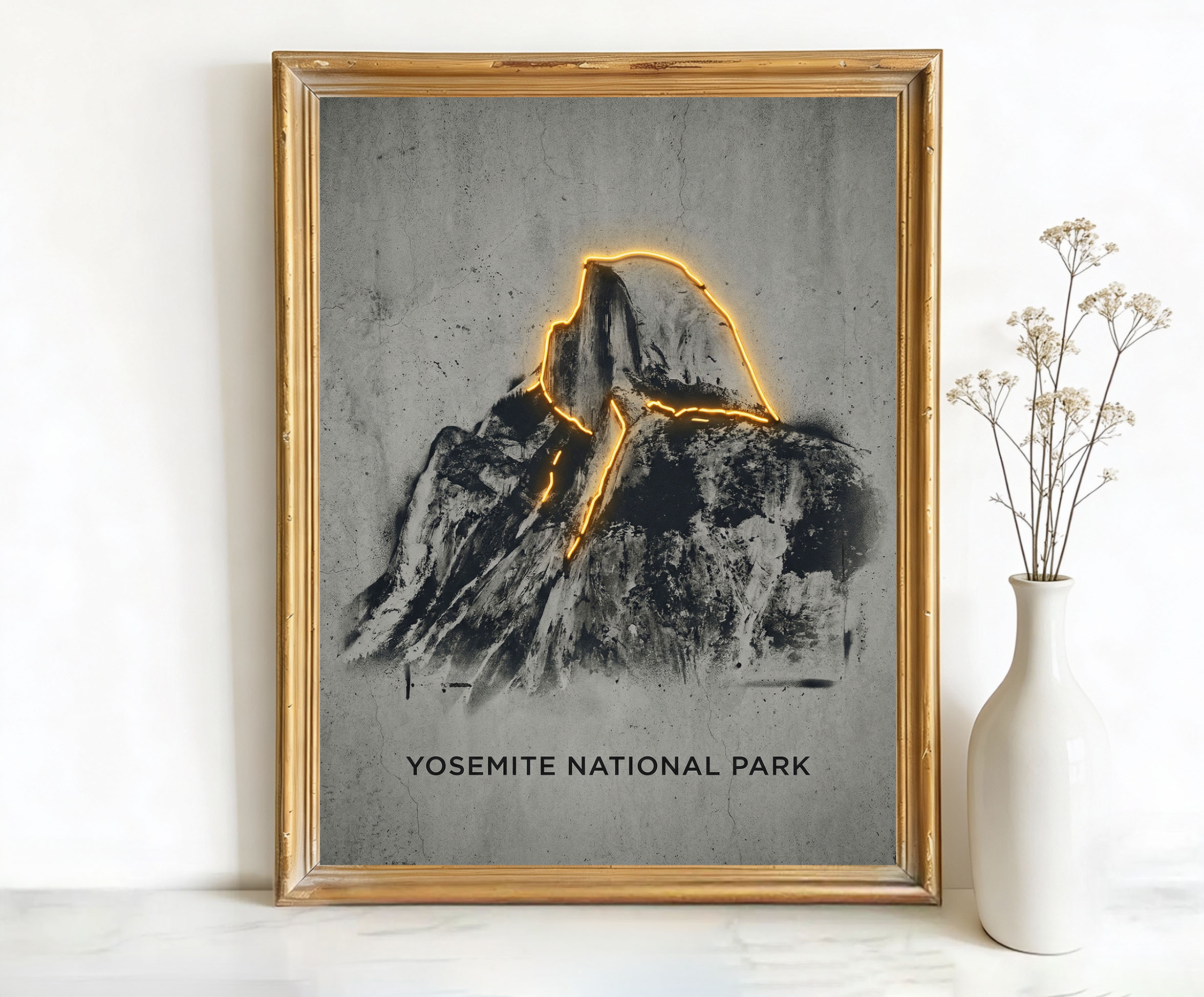 Yosemite California Half Dome Art