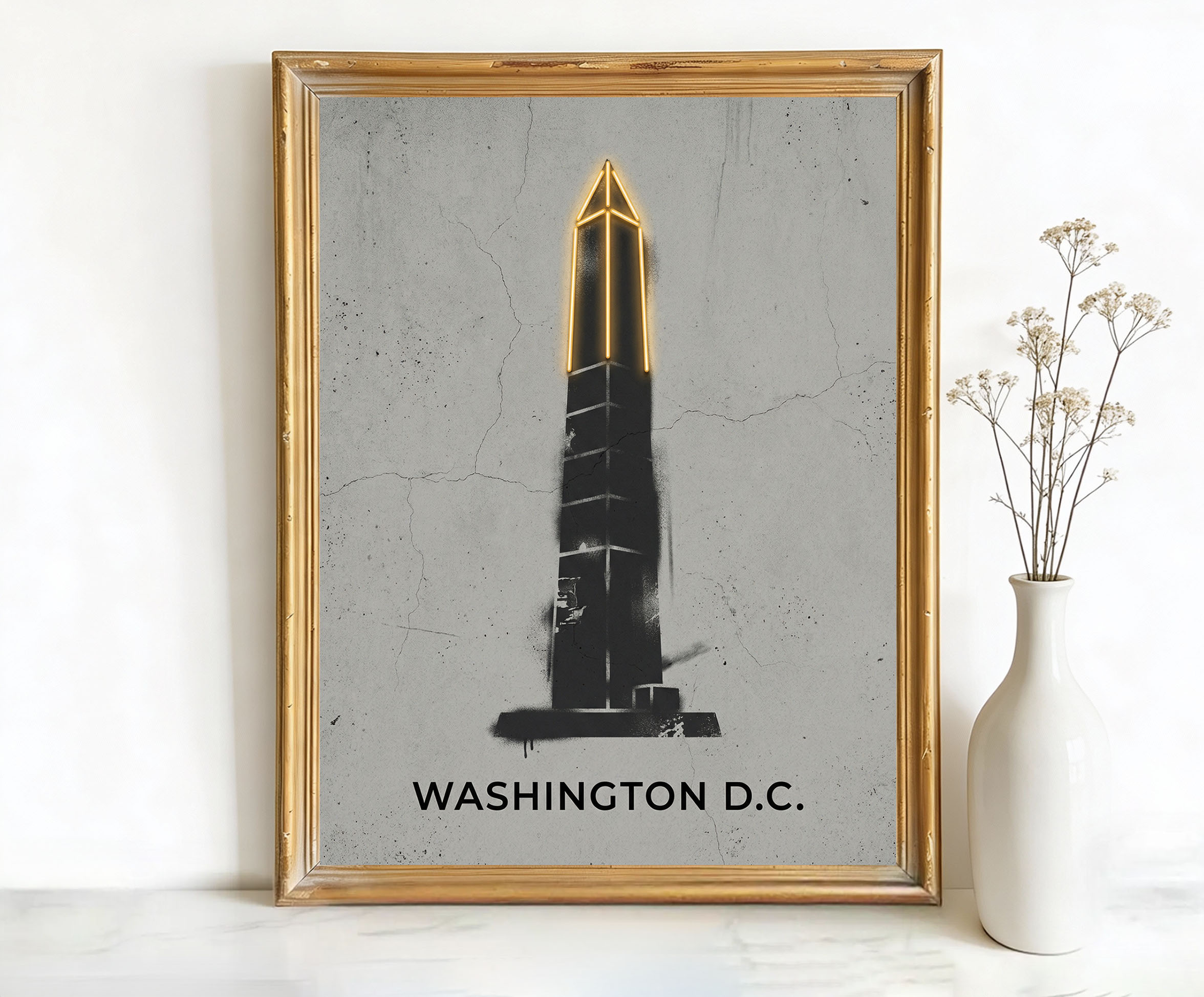 Washington D.C. District of Columbia Monument Art