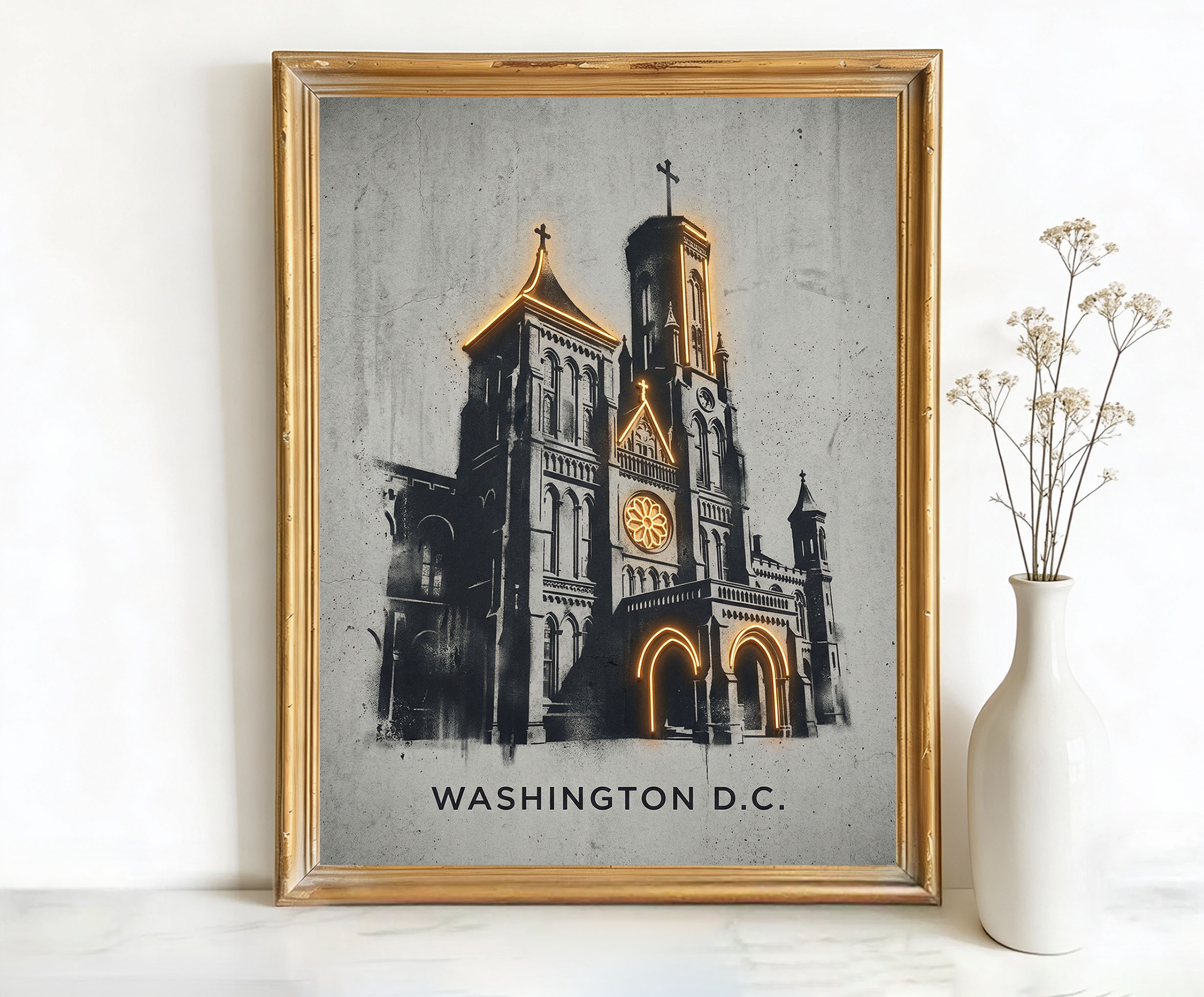 Washington DC Basilica of the National Shrine of the Immaculate Conception Art