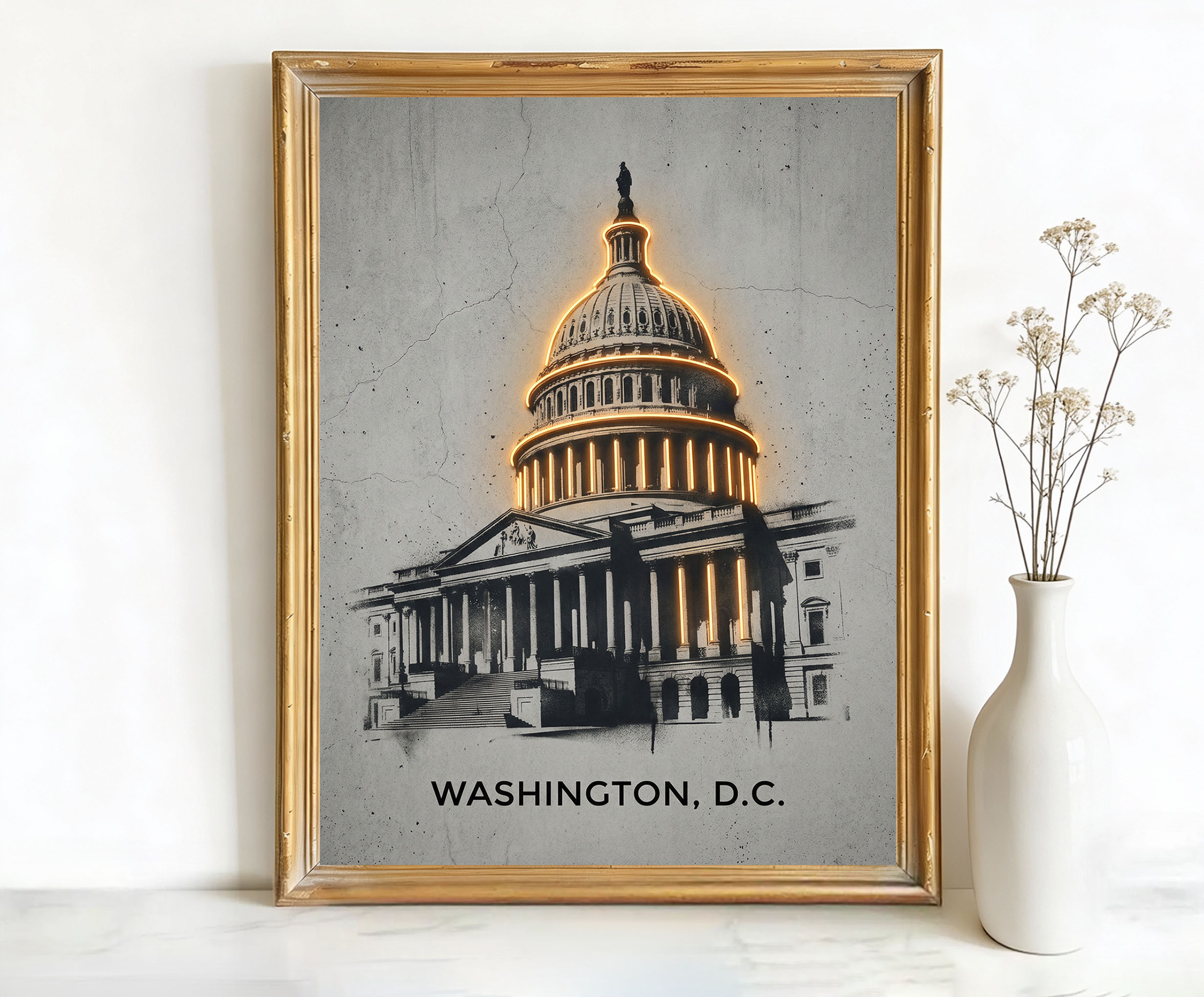 Washington D.C. USA United States Capitol Building Art