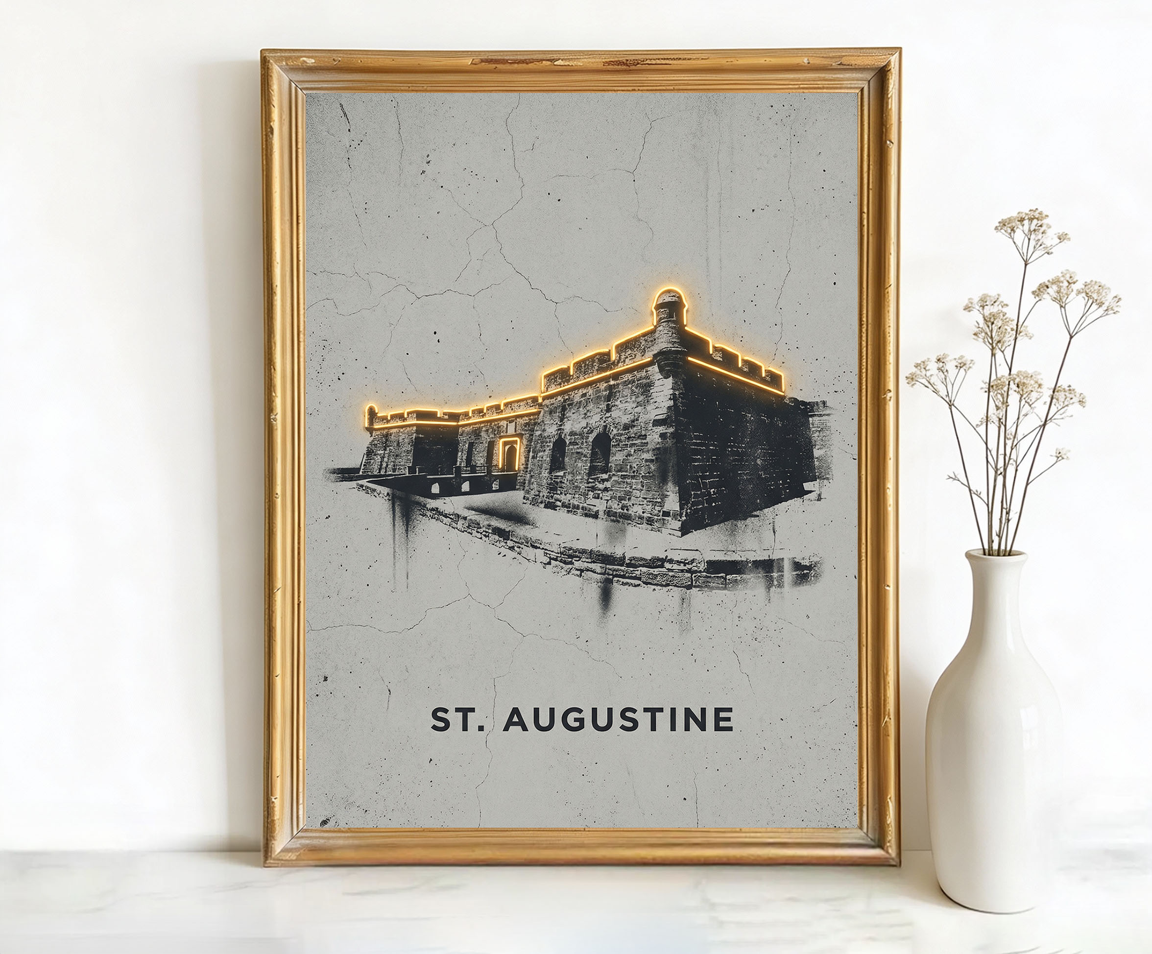 St. Augustine Florida Castillo de San Marcos Art