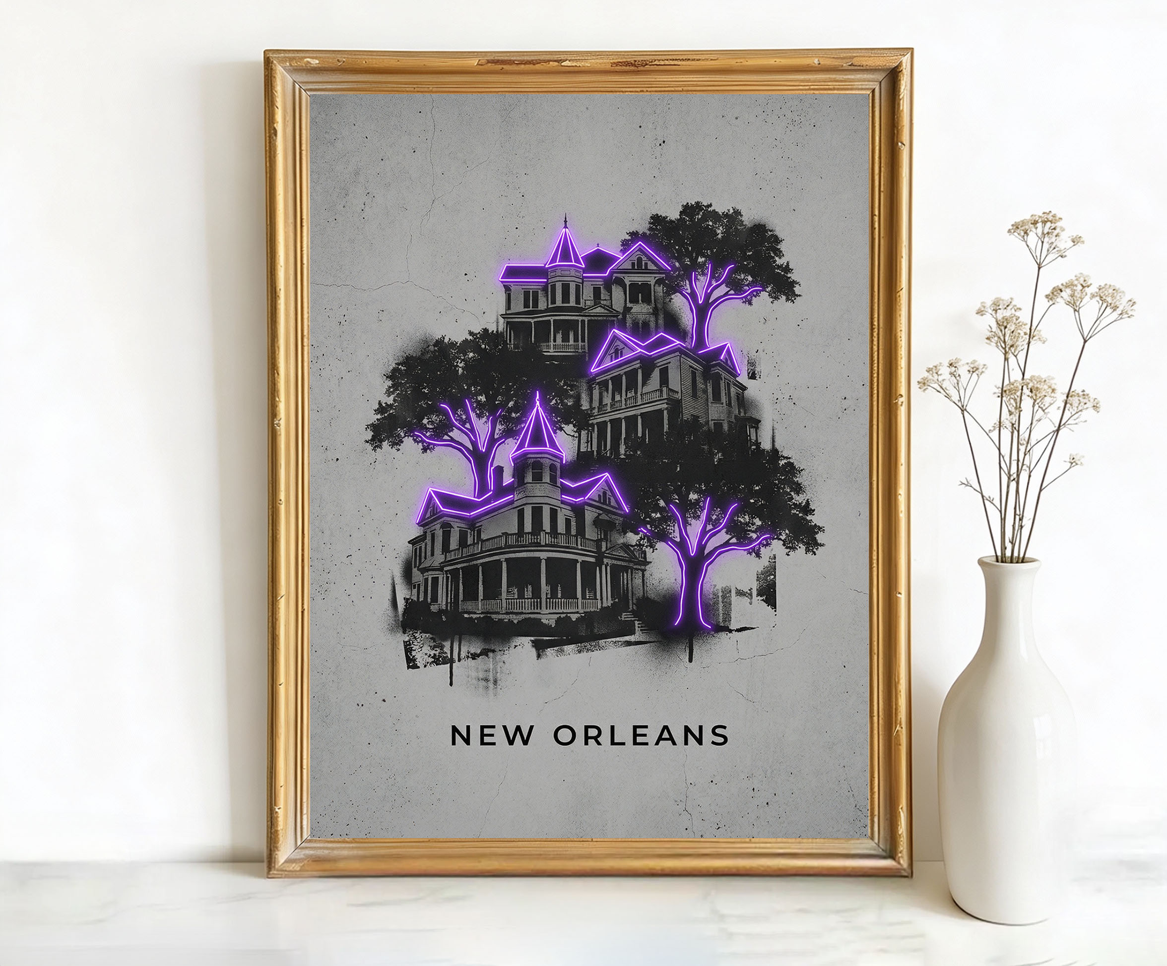 New Orleans Louisiana Antebellum Mansions Art