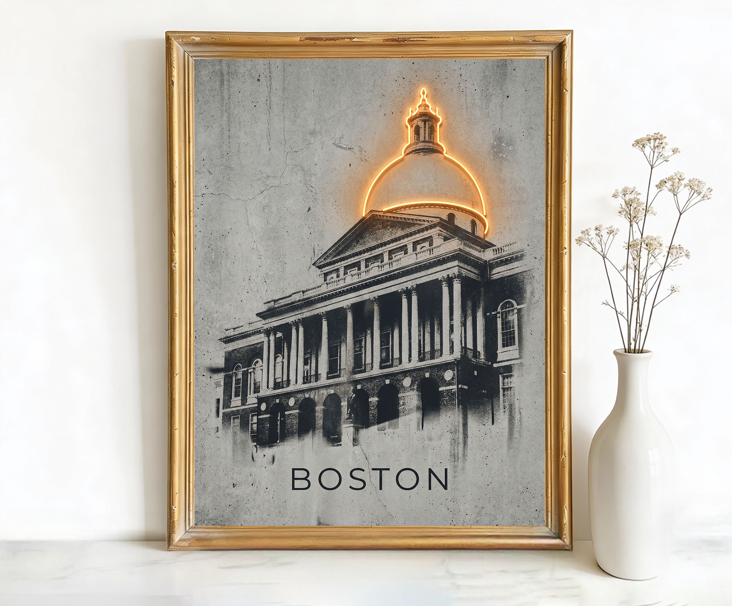 Boston Massachusetts State House Art