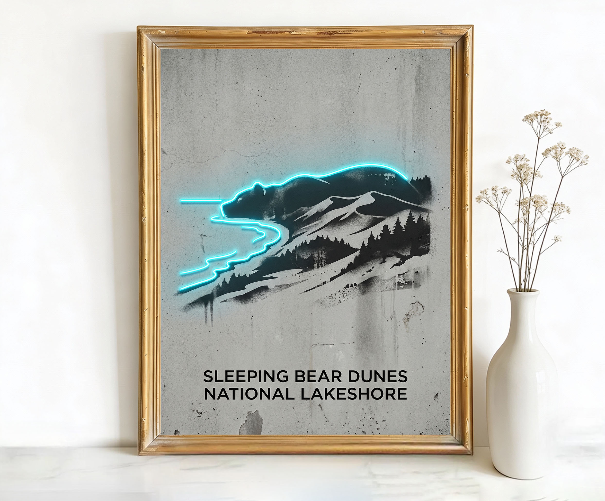 Sleeping Bear Dunes Michigan Rolling Art