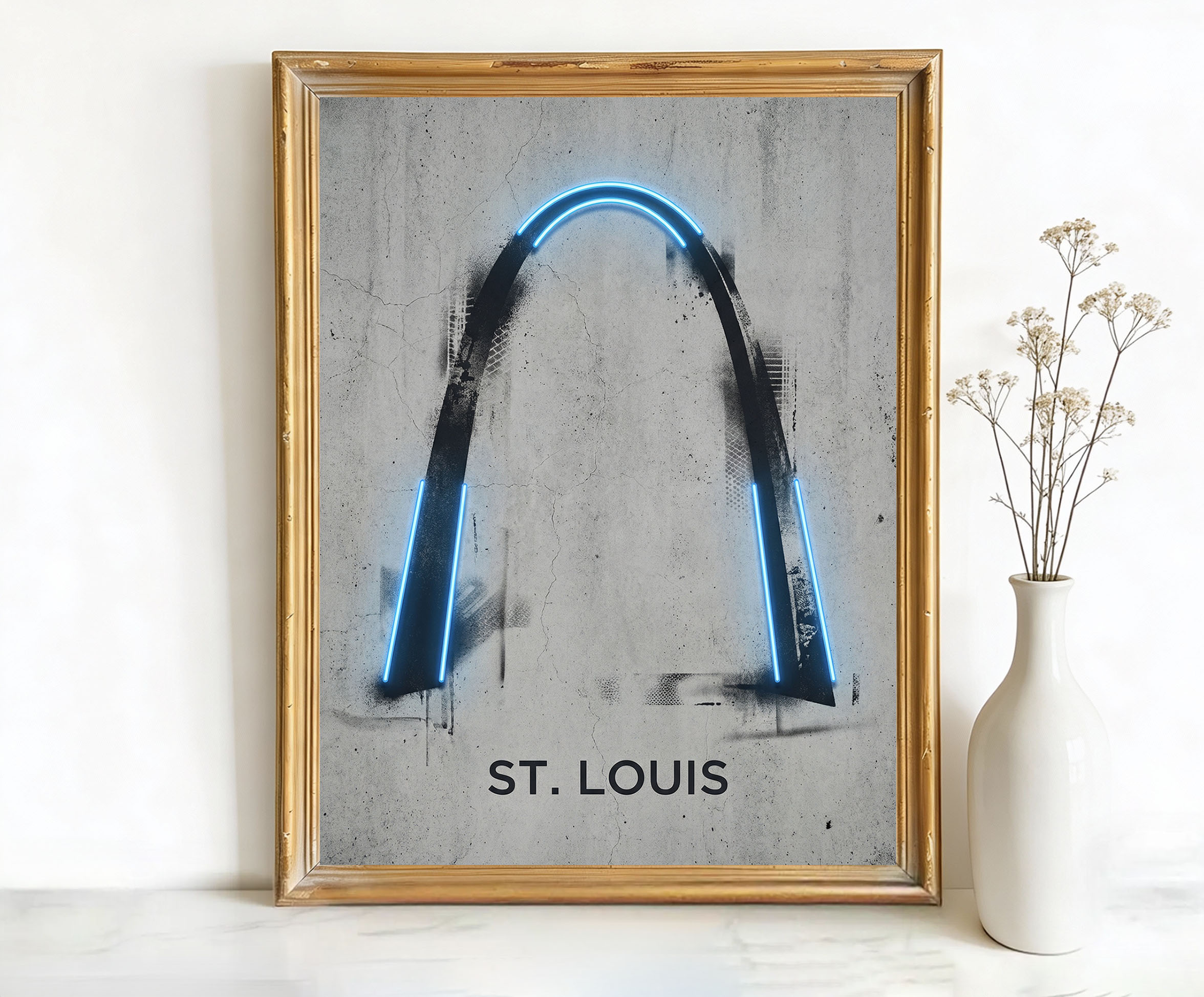 St. Louis Missouri Gateway Arch Art