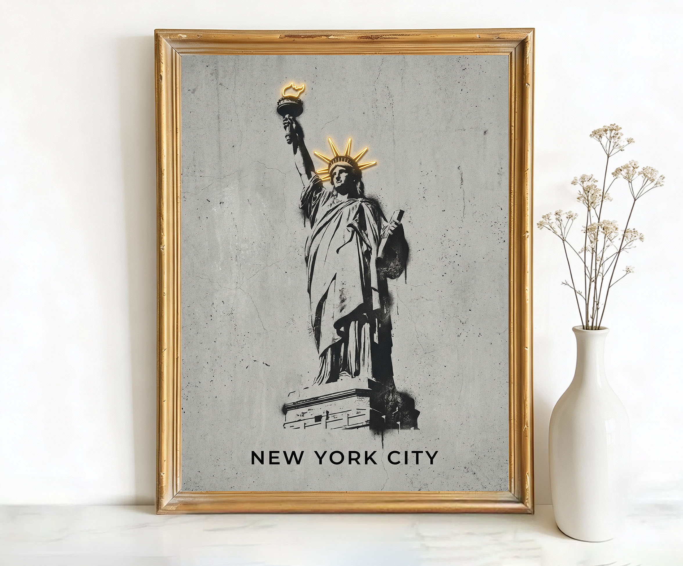 New York New York Statue of Liberty Art