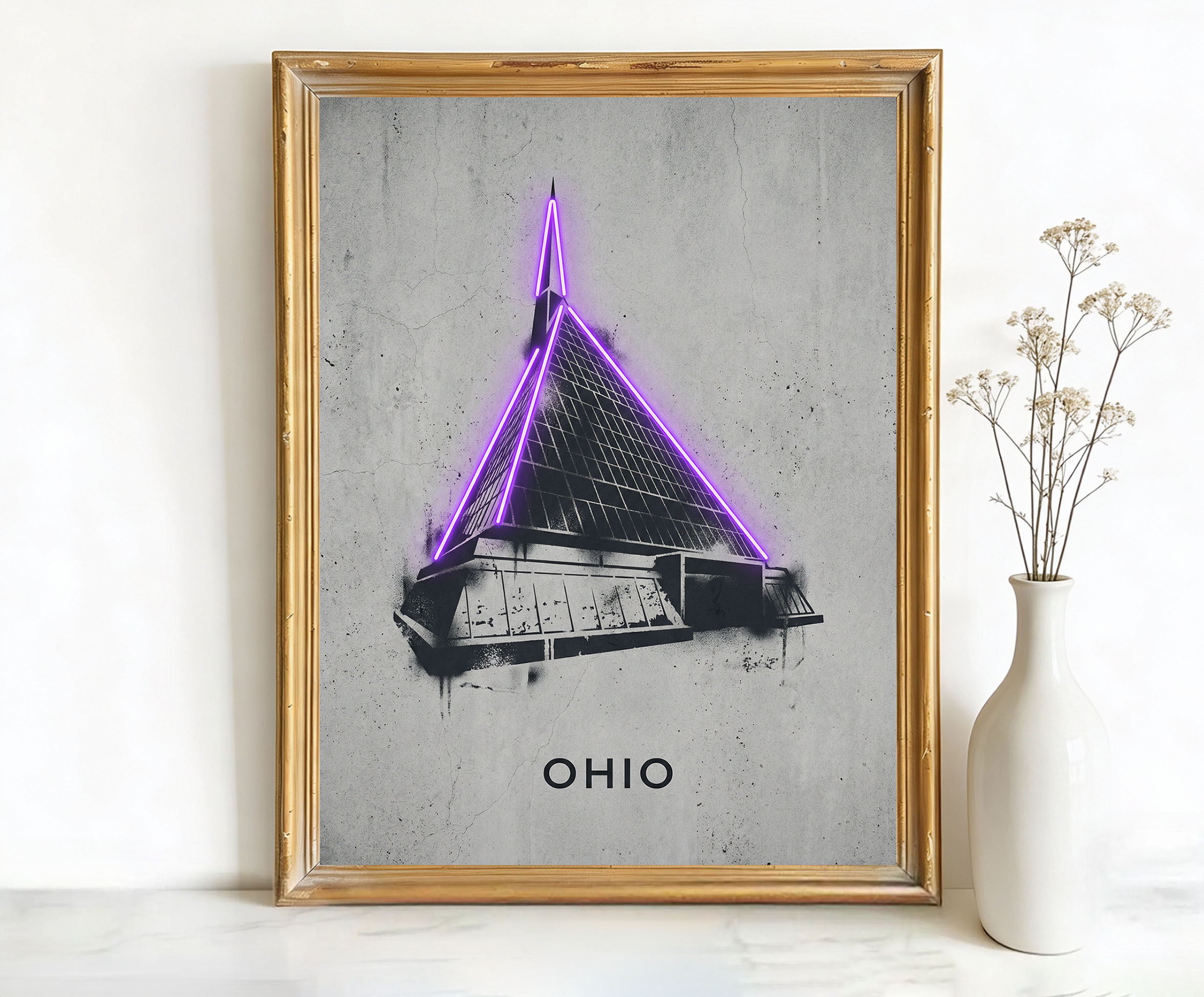 Ohio USA Capitol Building Art