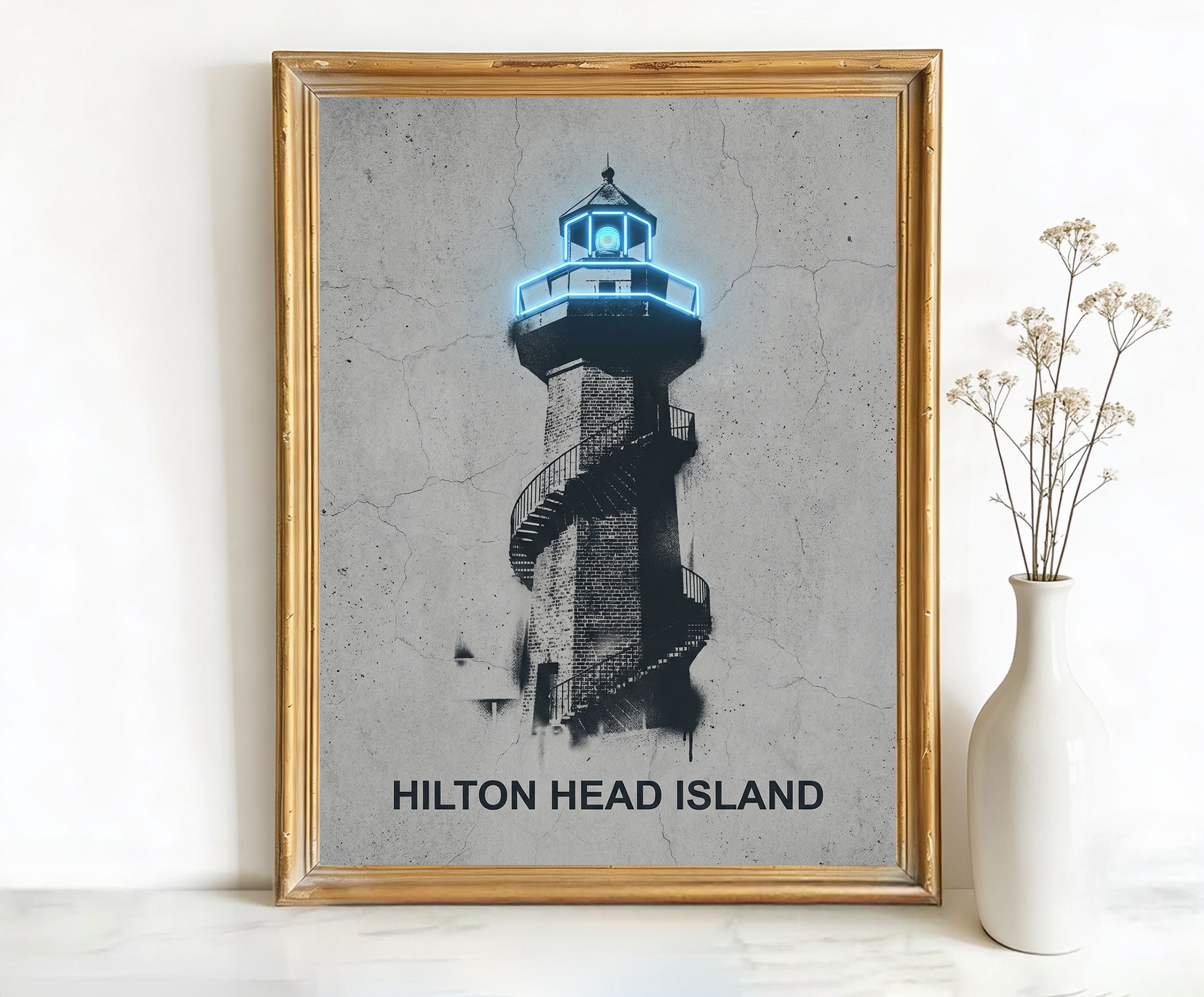 Hilton Head Island South Carolina Lighthouse Art