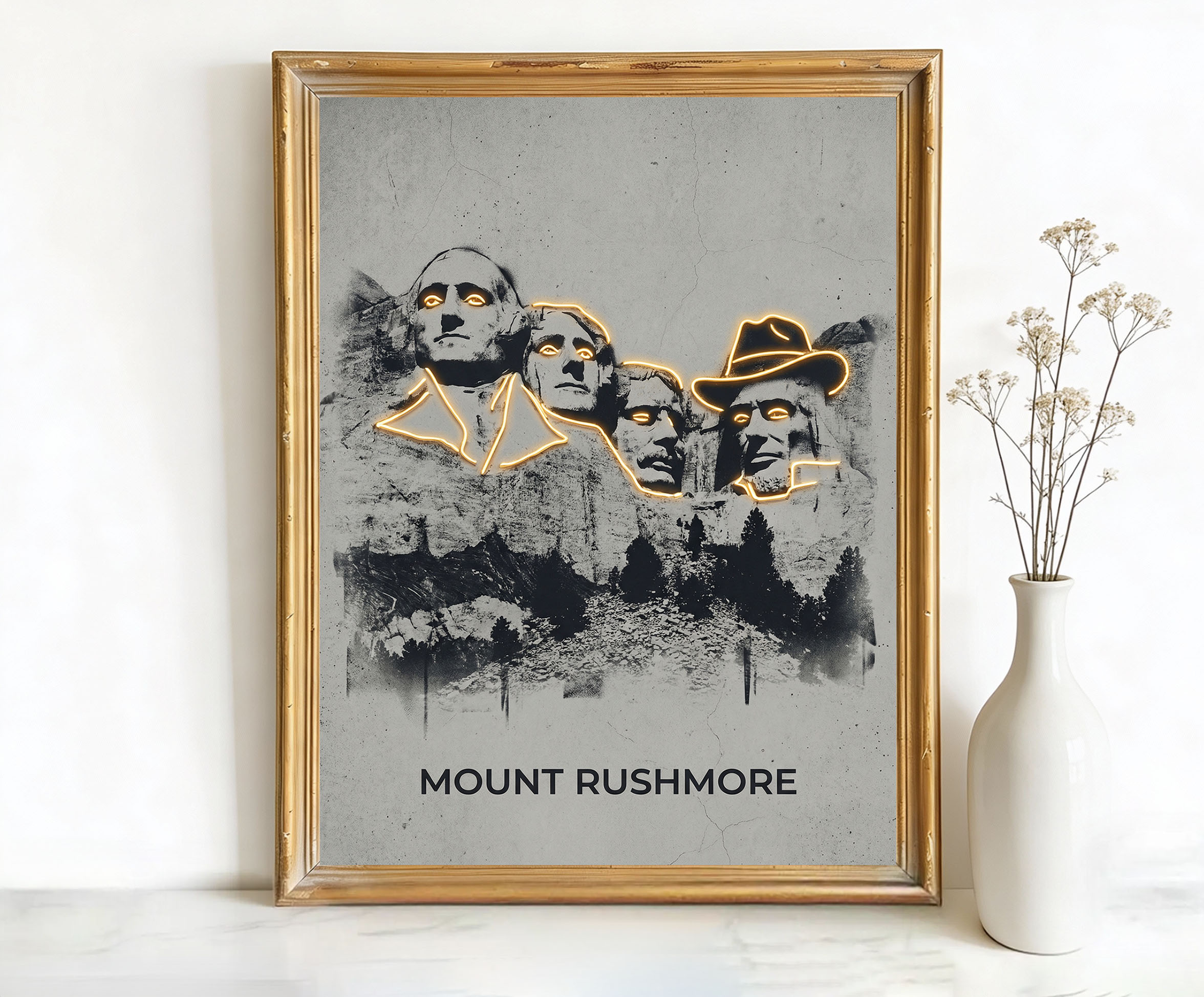 Mount Rushmore South Dakota Rushmore National Memorial Art