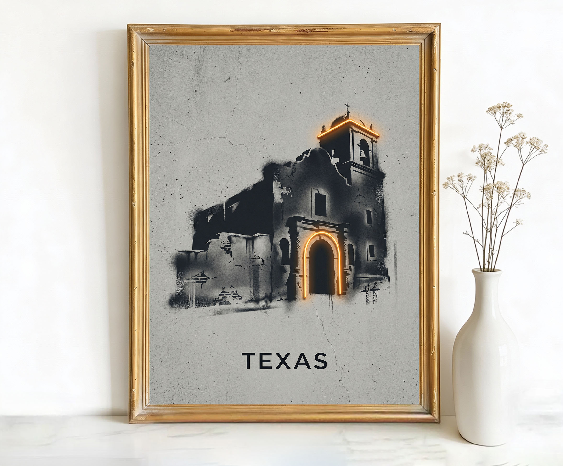 San Antonio Texas The Alamo Art