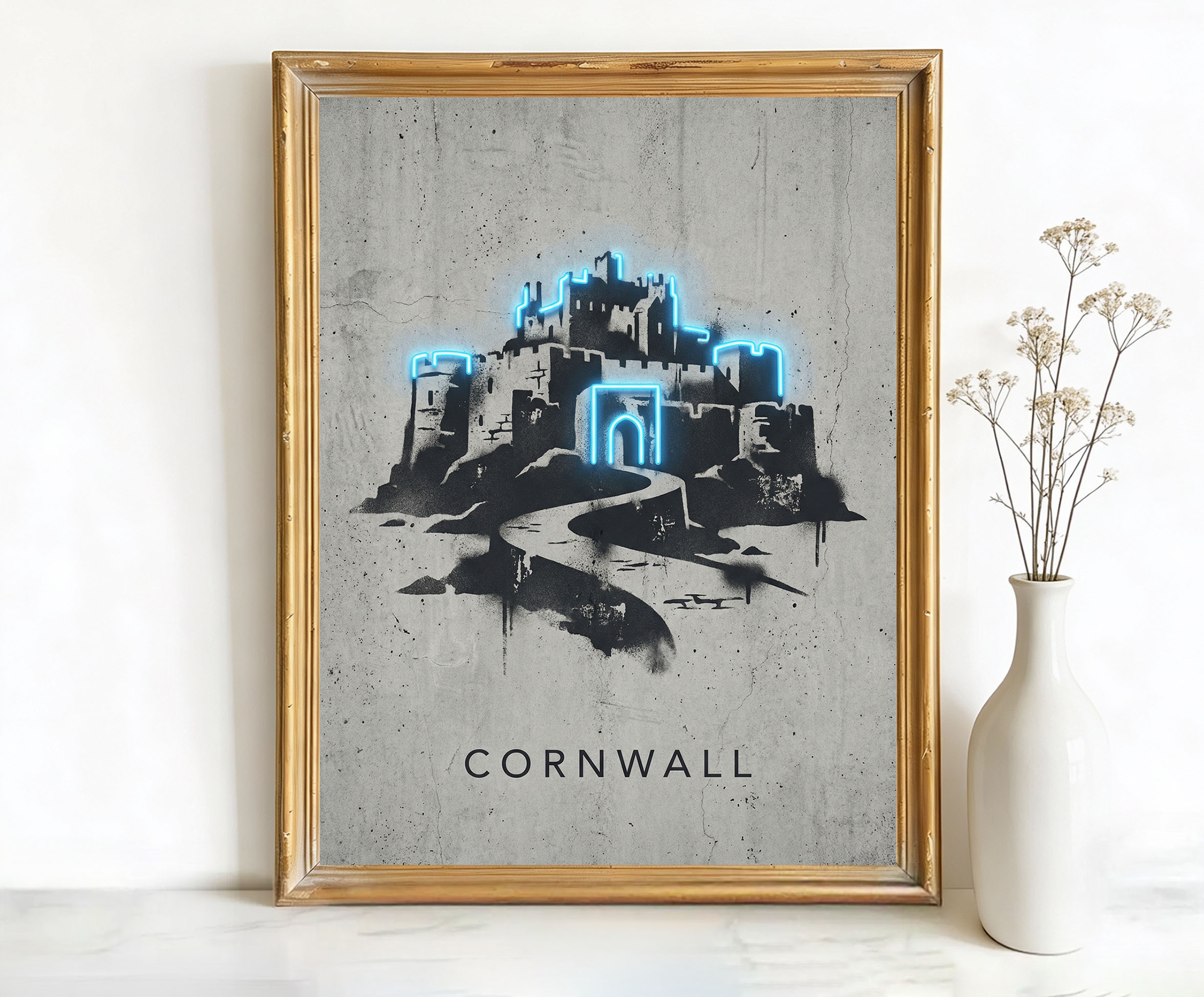 Cornwall England St Michael's Mount Art