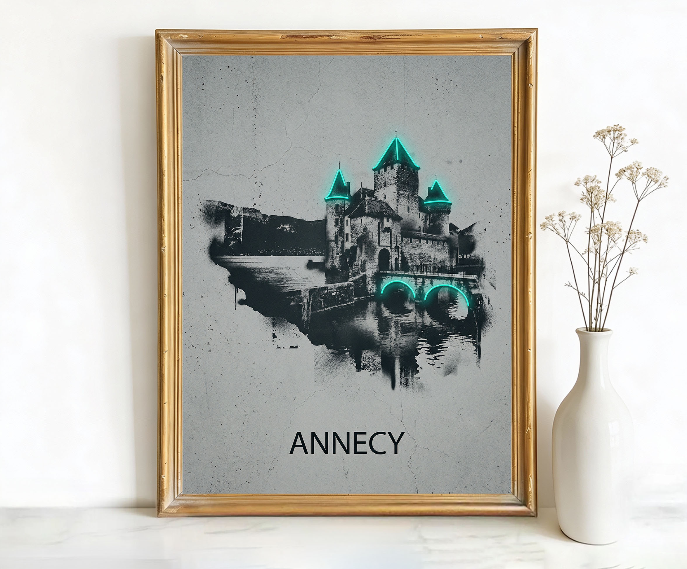 Annecy France Palais de l'Isle Art