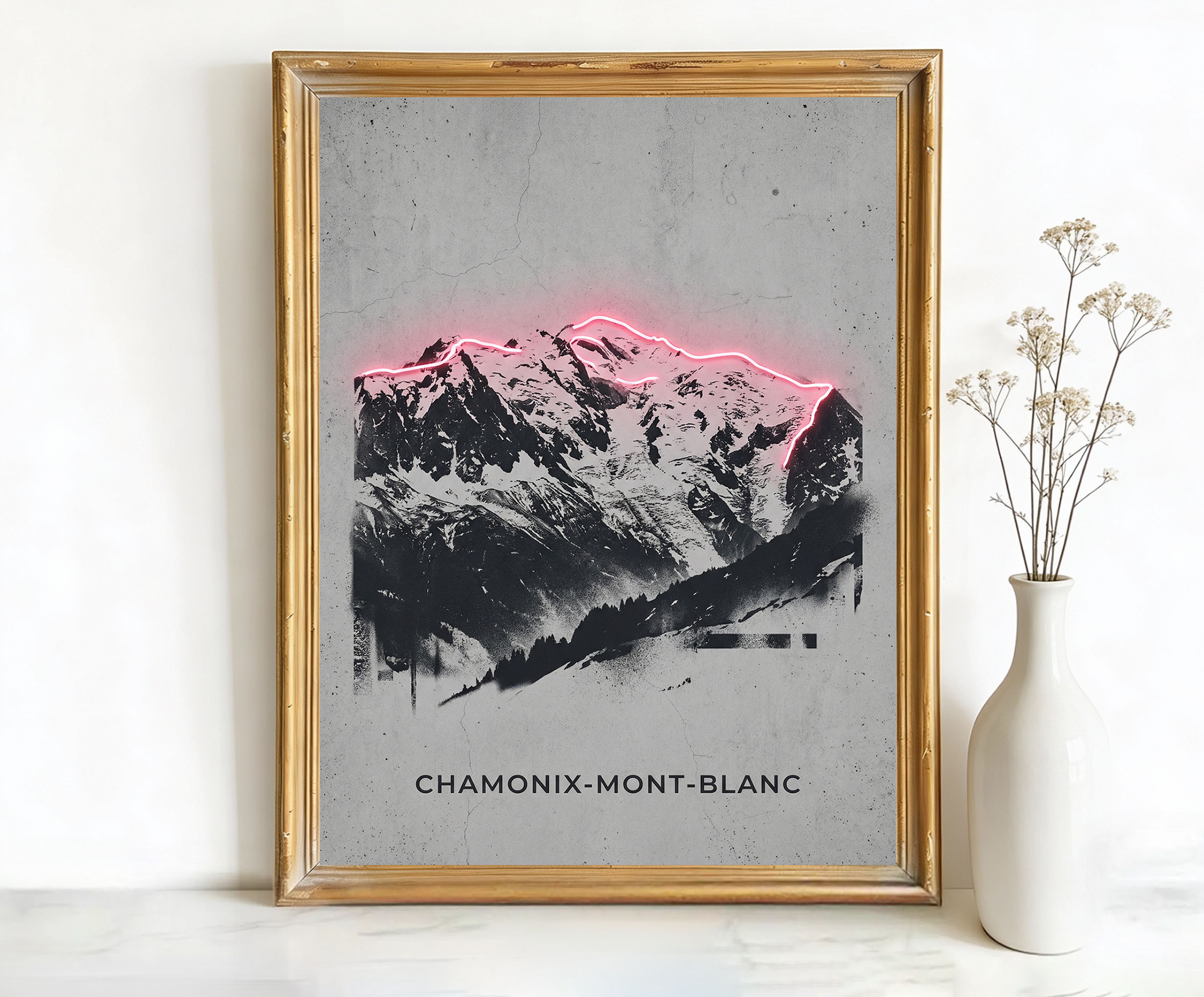 Chamonix-Mont-Blanc France Mont Blanc Art