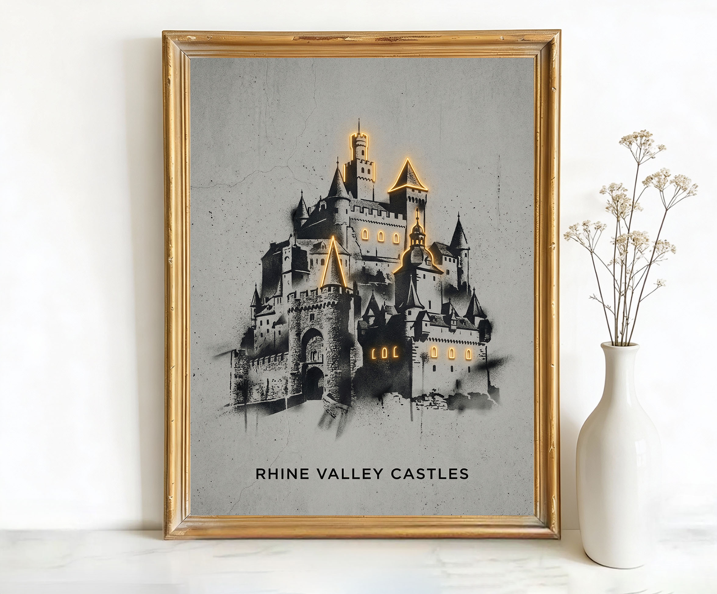 Rhine Valley Germany Rhine Valley Castles Art