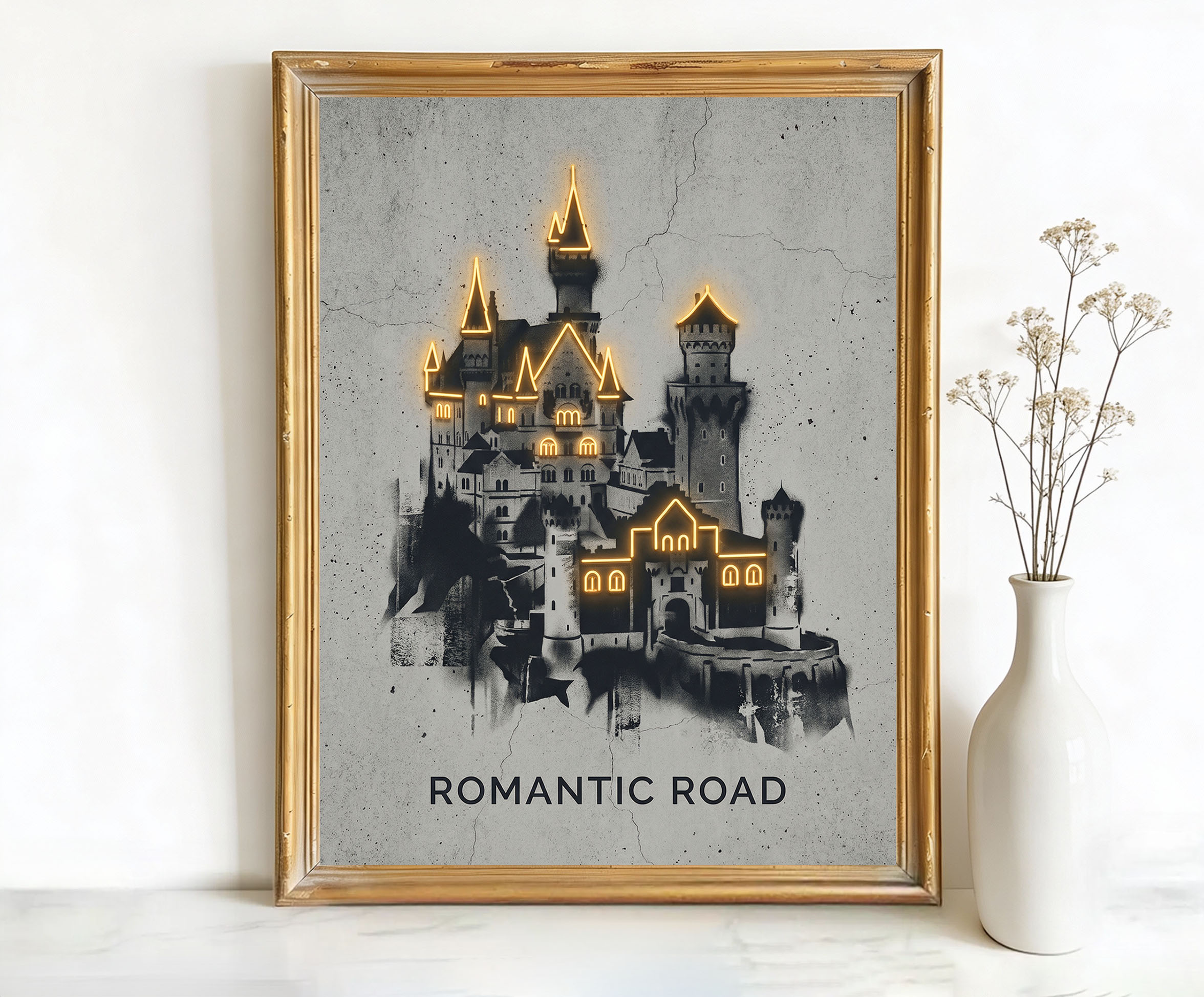 Füssen Bavaria Neuschwanstein Castle Art