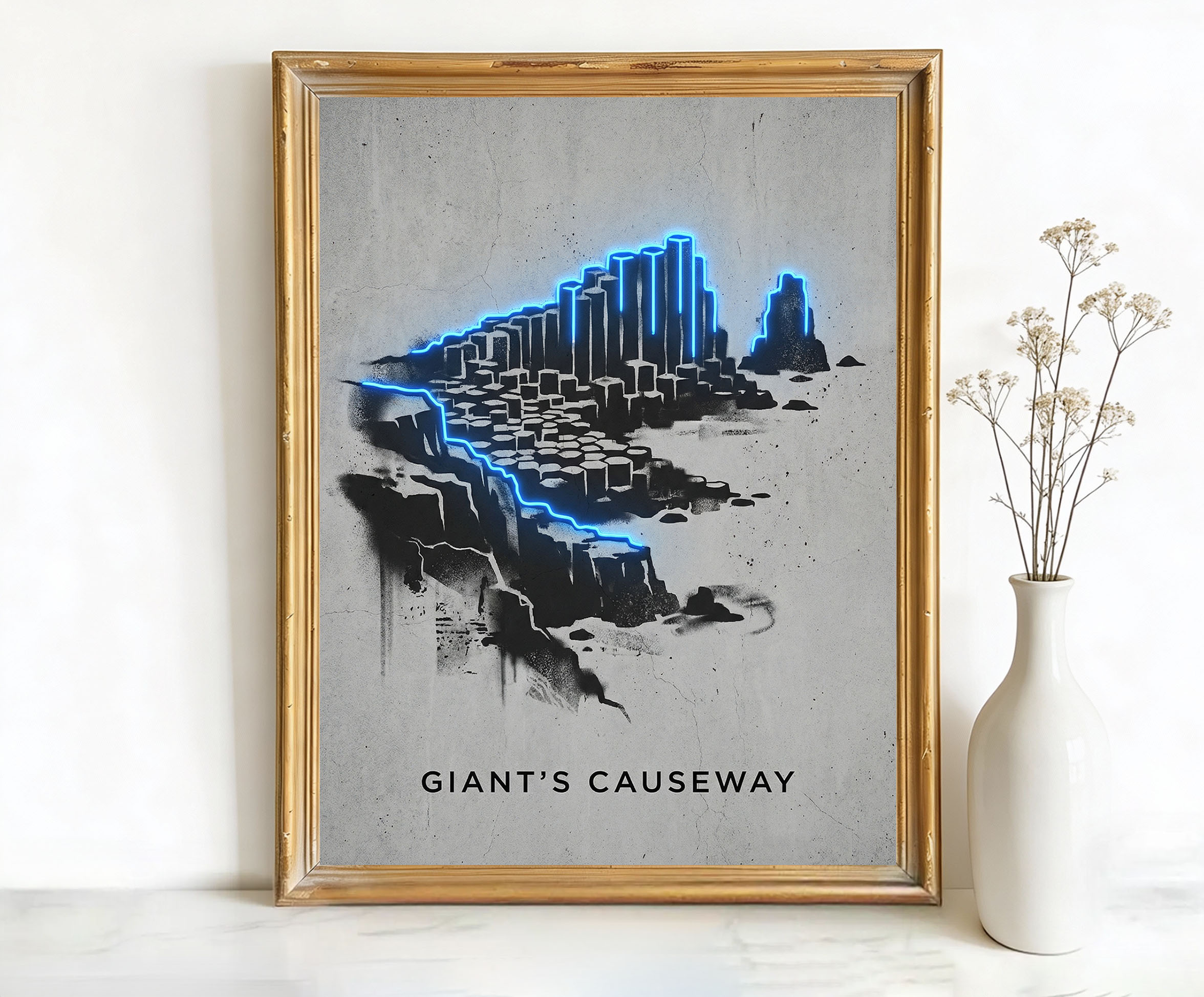 Northern Ireland UK Giant's Causeway Art