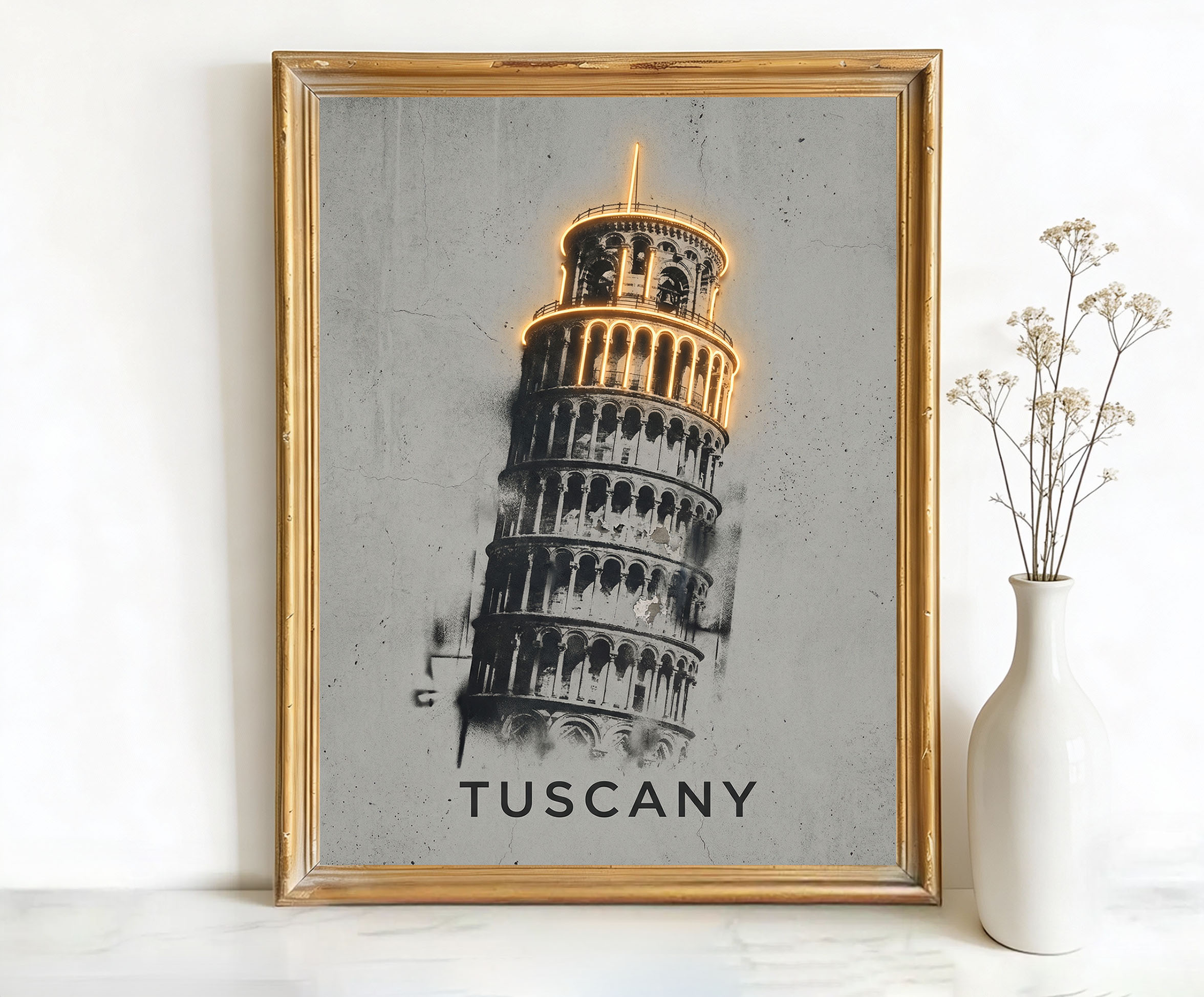Pisa Tuscany Leaning Tower of Art
