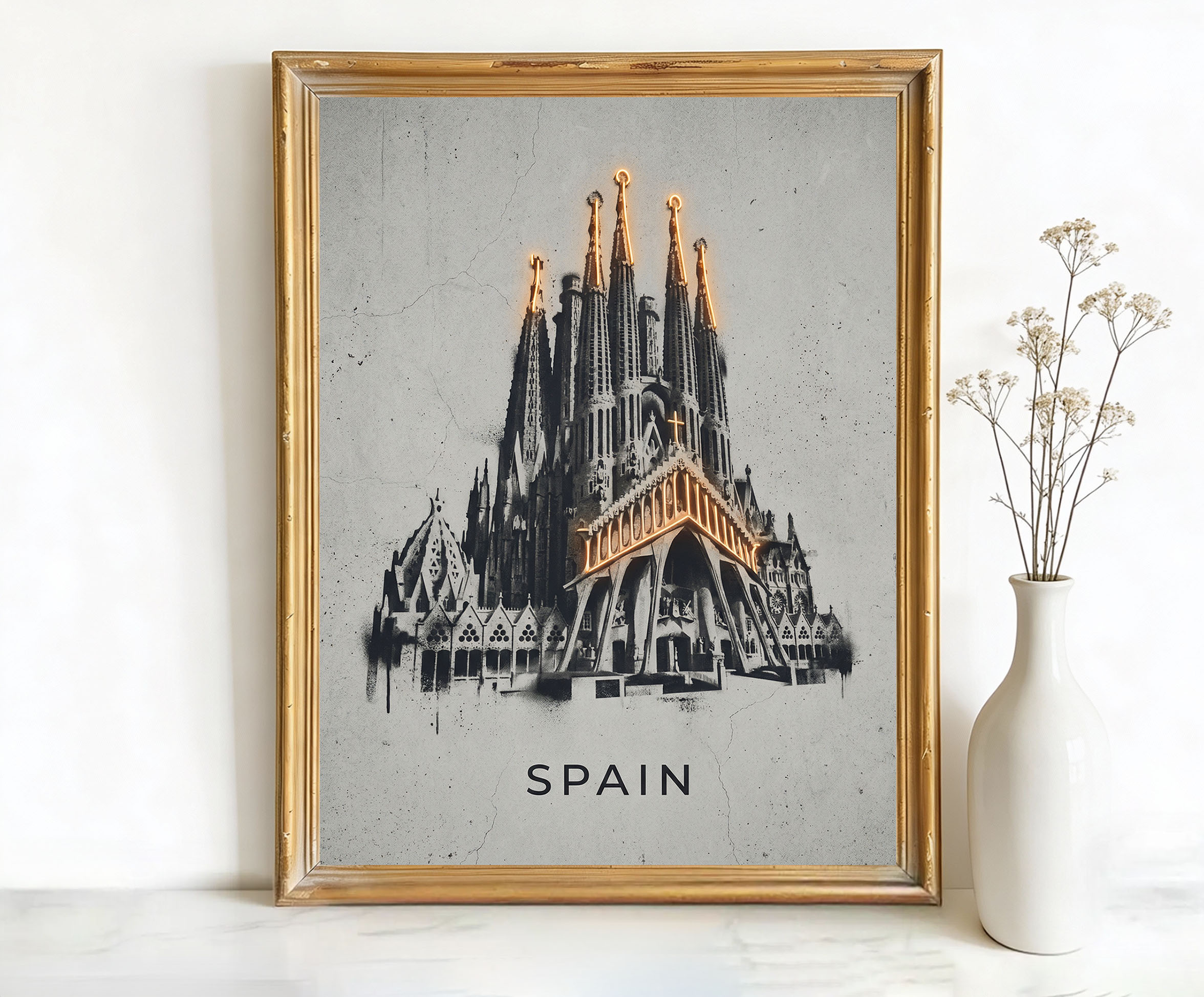 Barcelona Spain Sagrada Familia Art