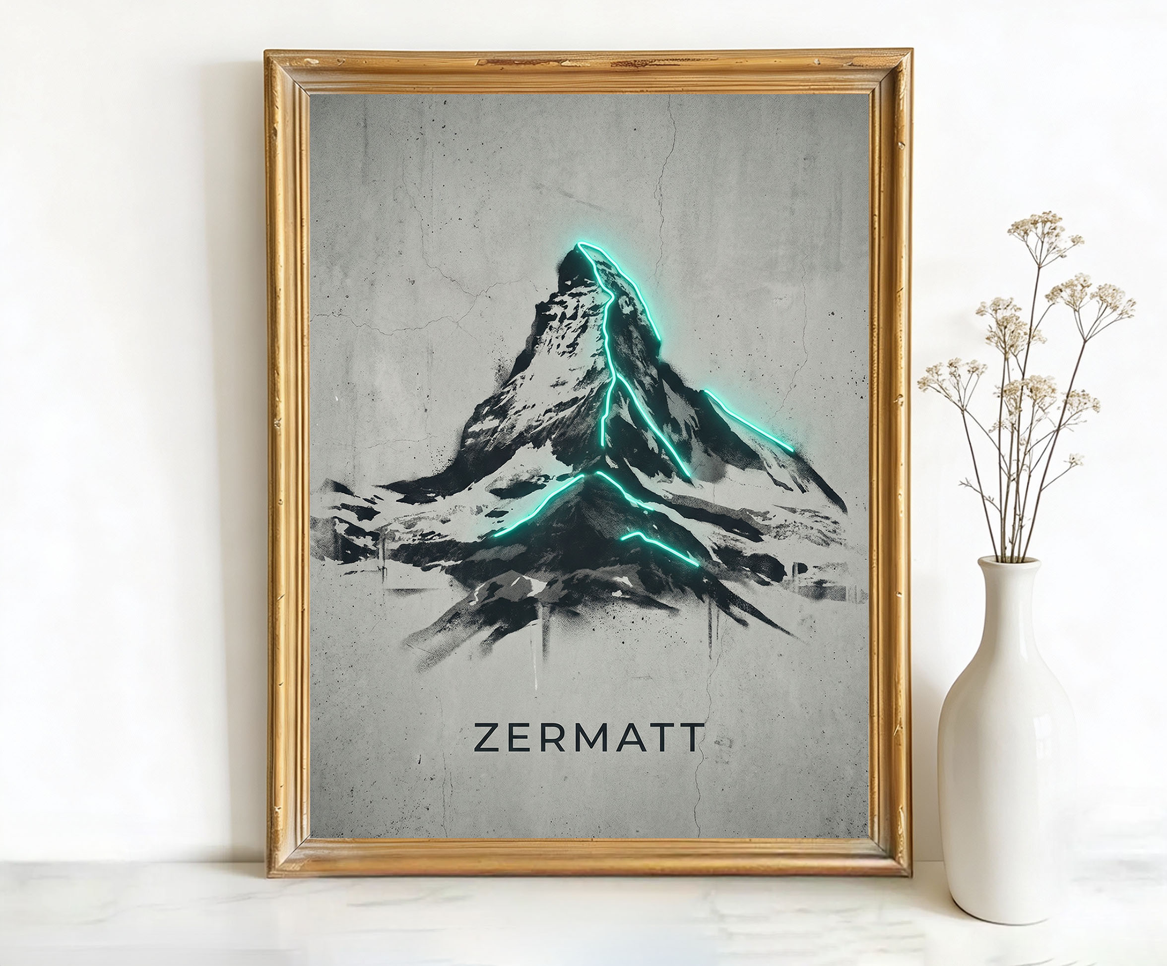 Zermatt Switzerland The Matterhorn Art