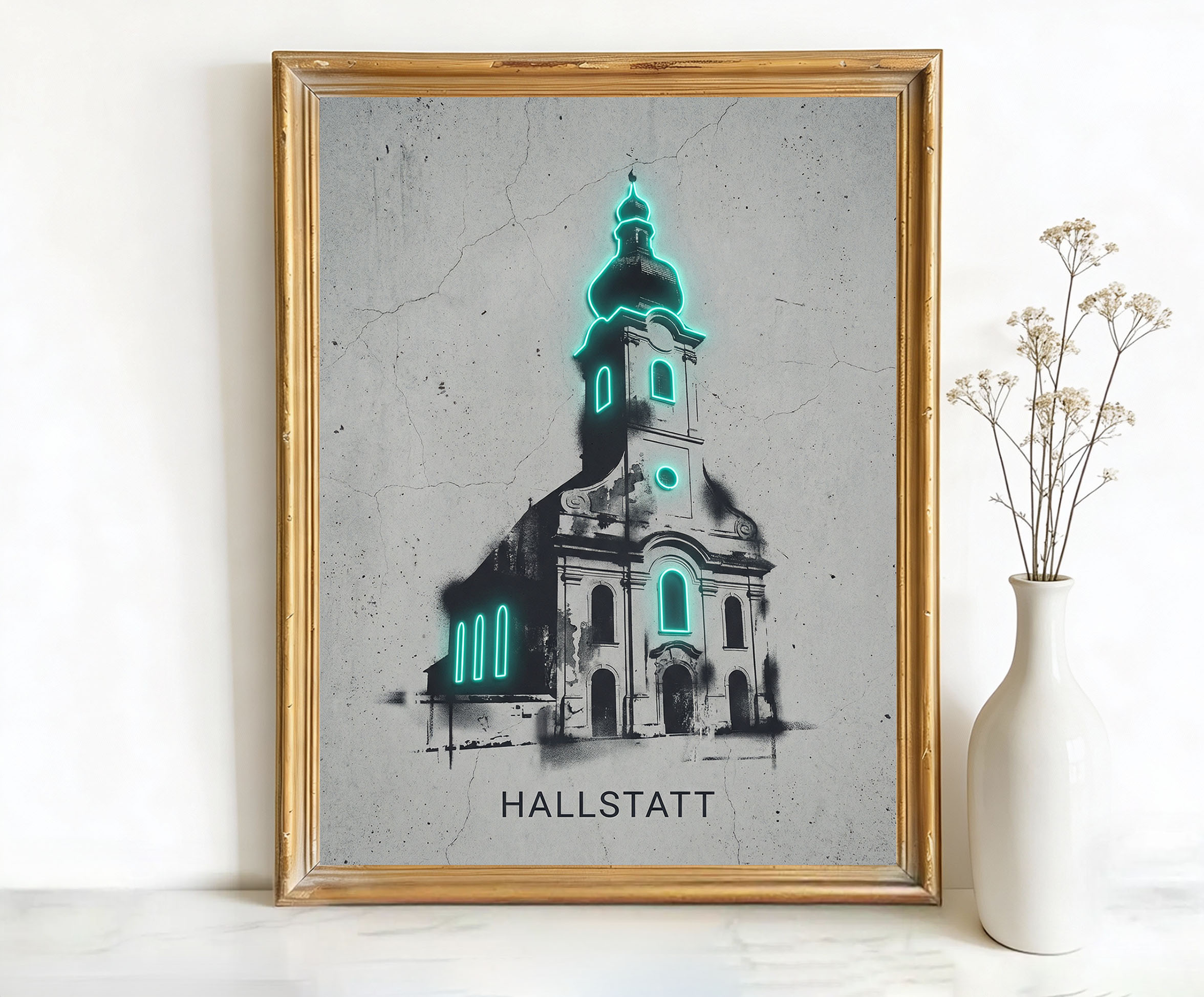 Hallstatt Austria Parish Church of Art