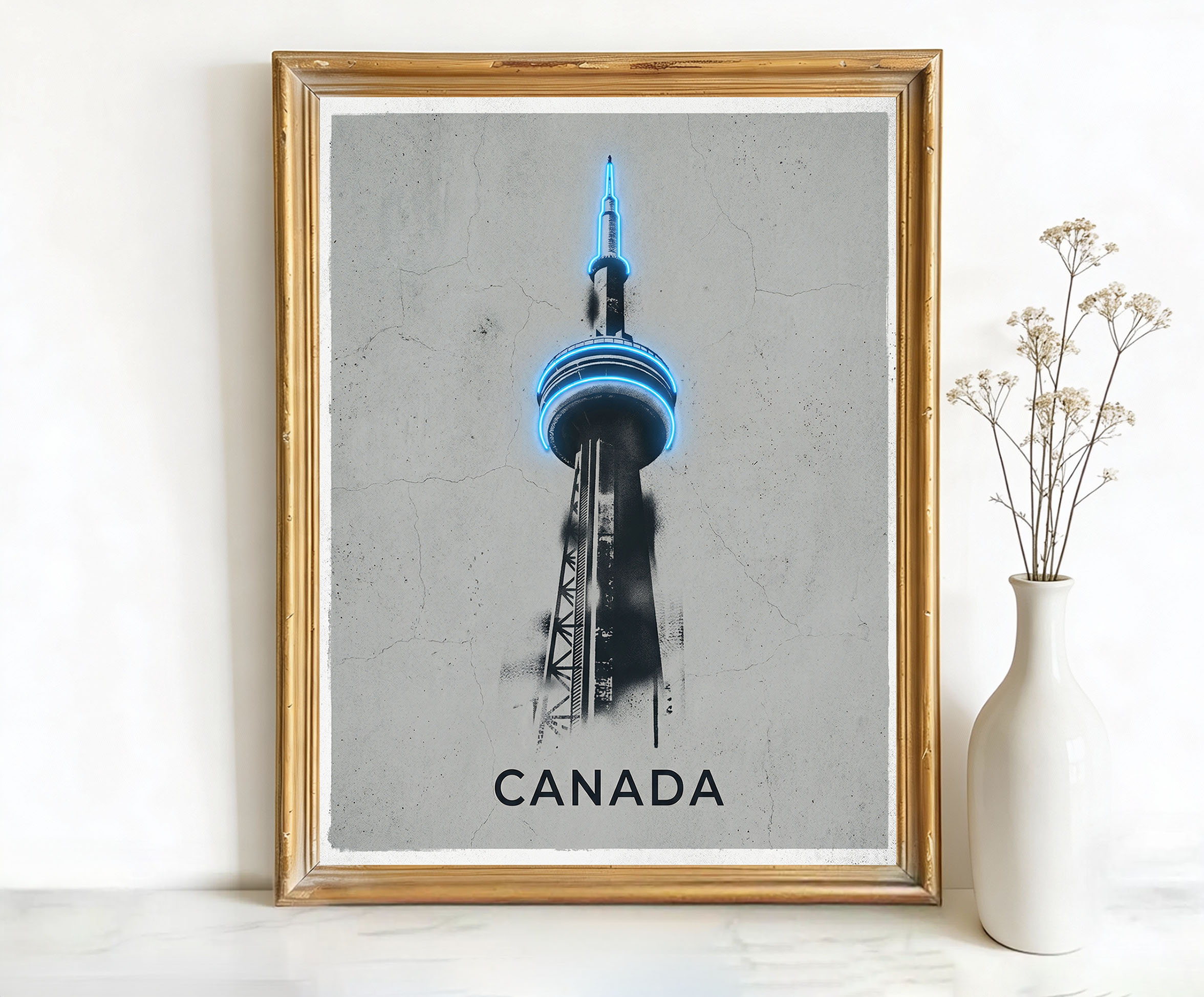Toronto Ontario CN Tower Art
