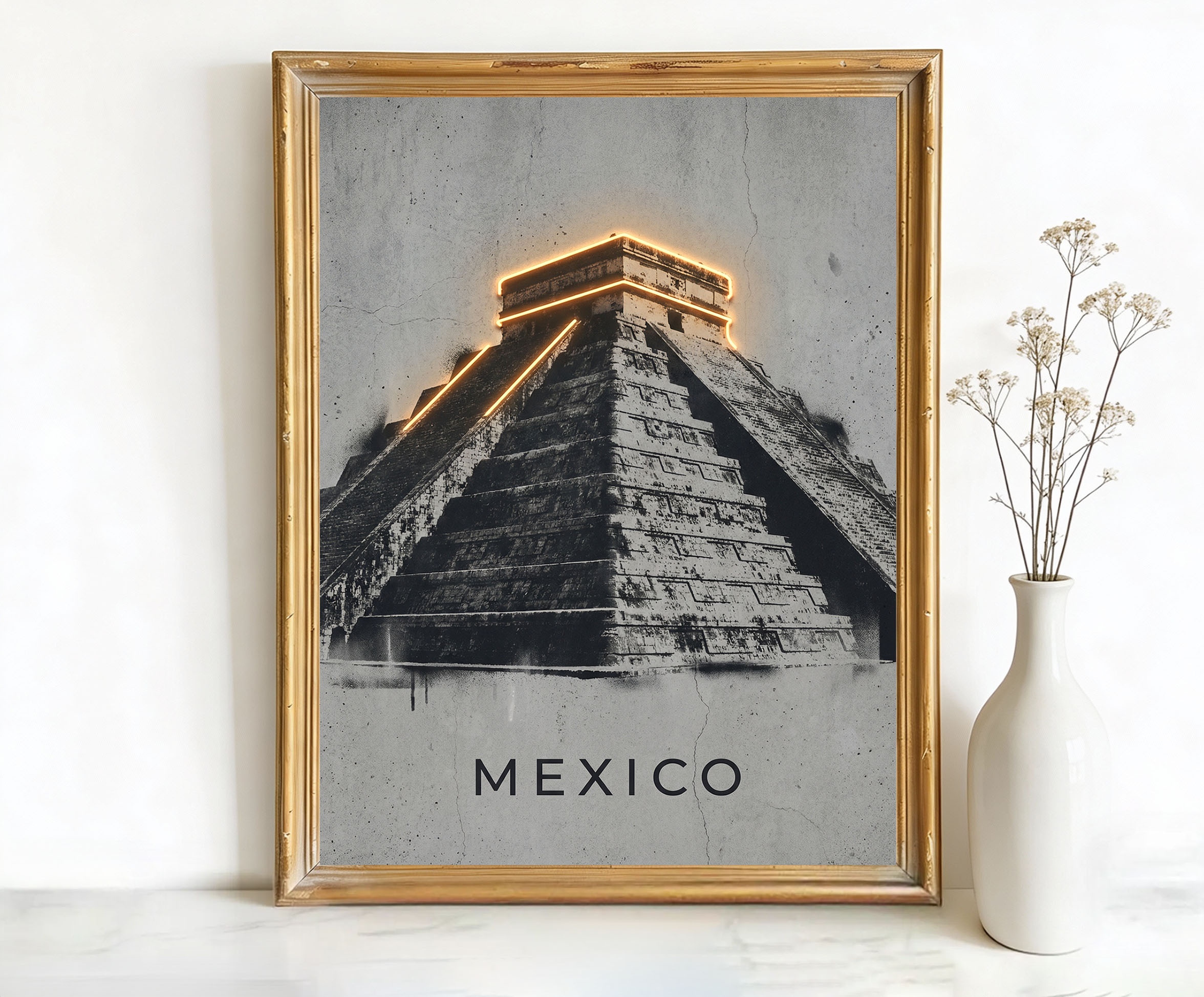 Mexico El Castillo Art