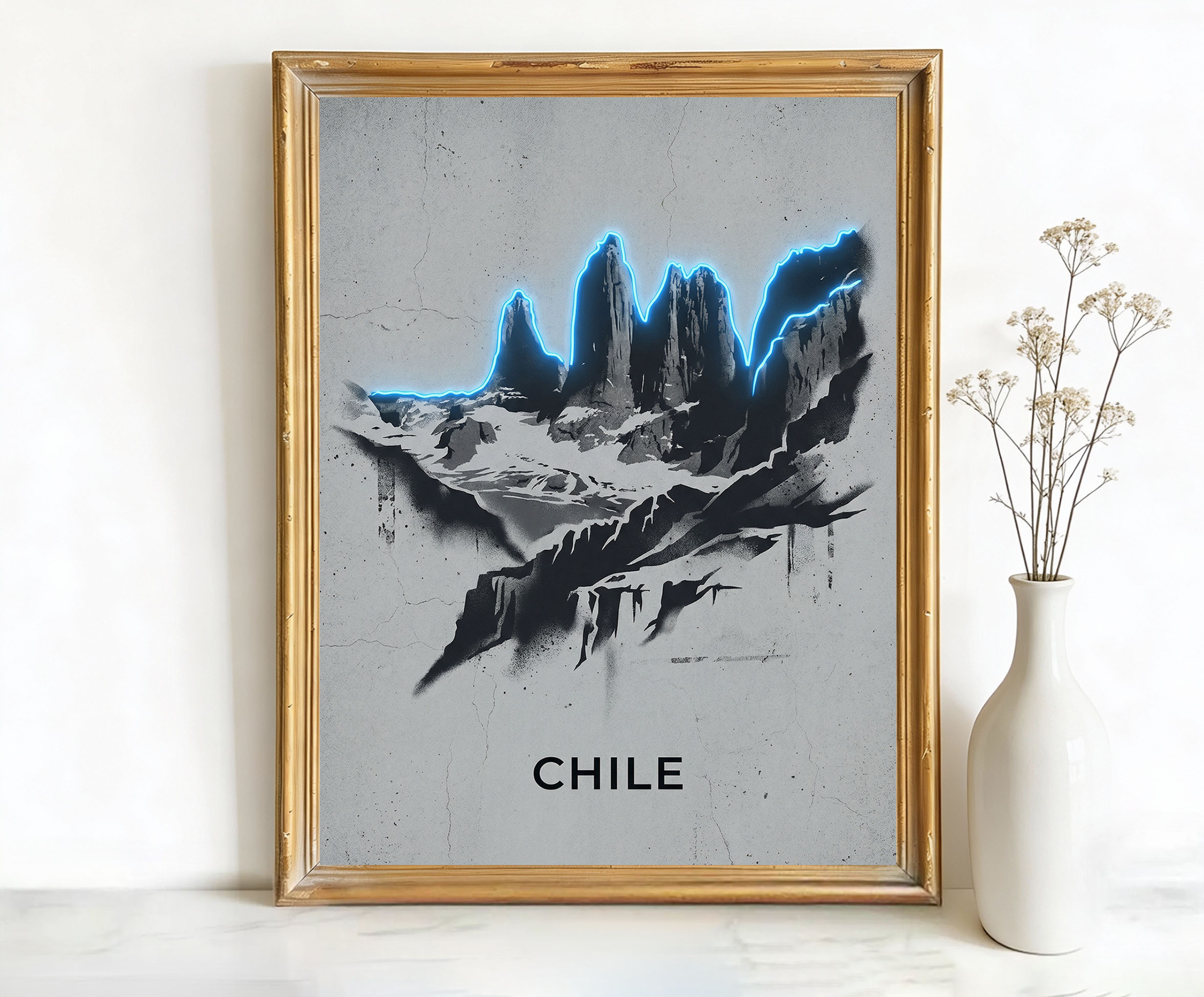 Torres del Paine Chile Horns of Paine Art