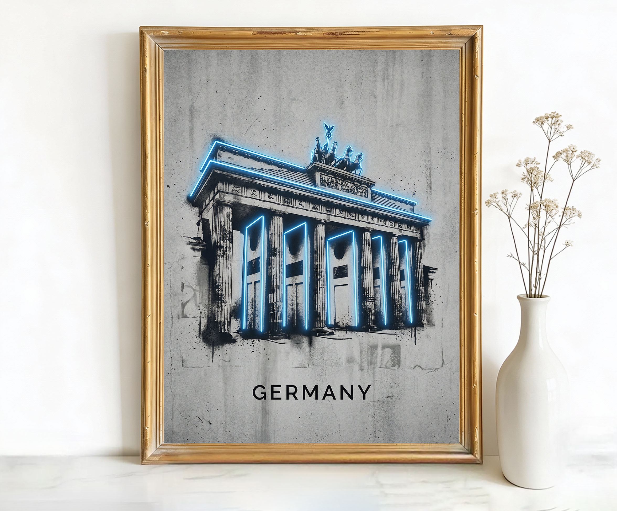 Berlin Germany Brandenburg Gate Art