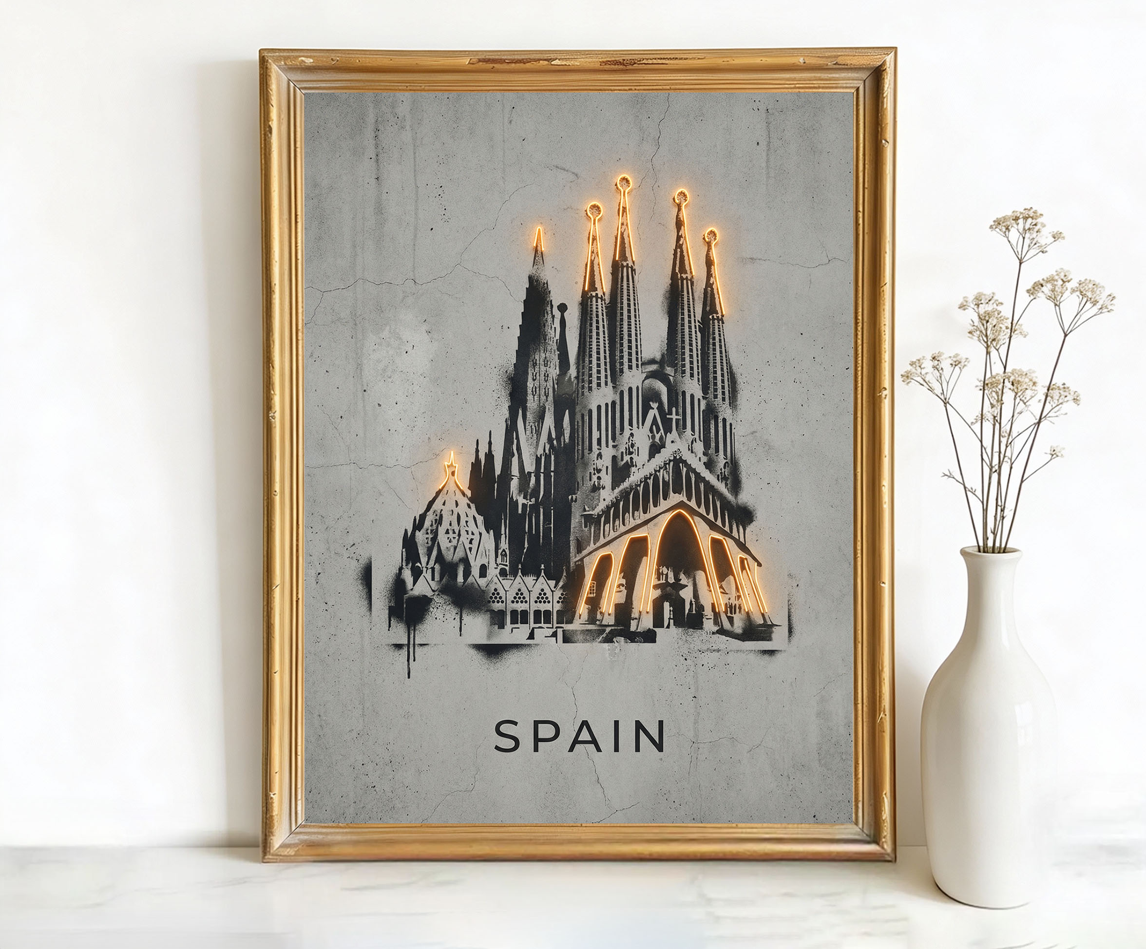 Barcelona Spain Sagrada Familia Art