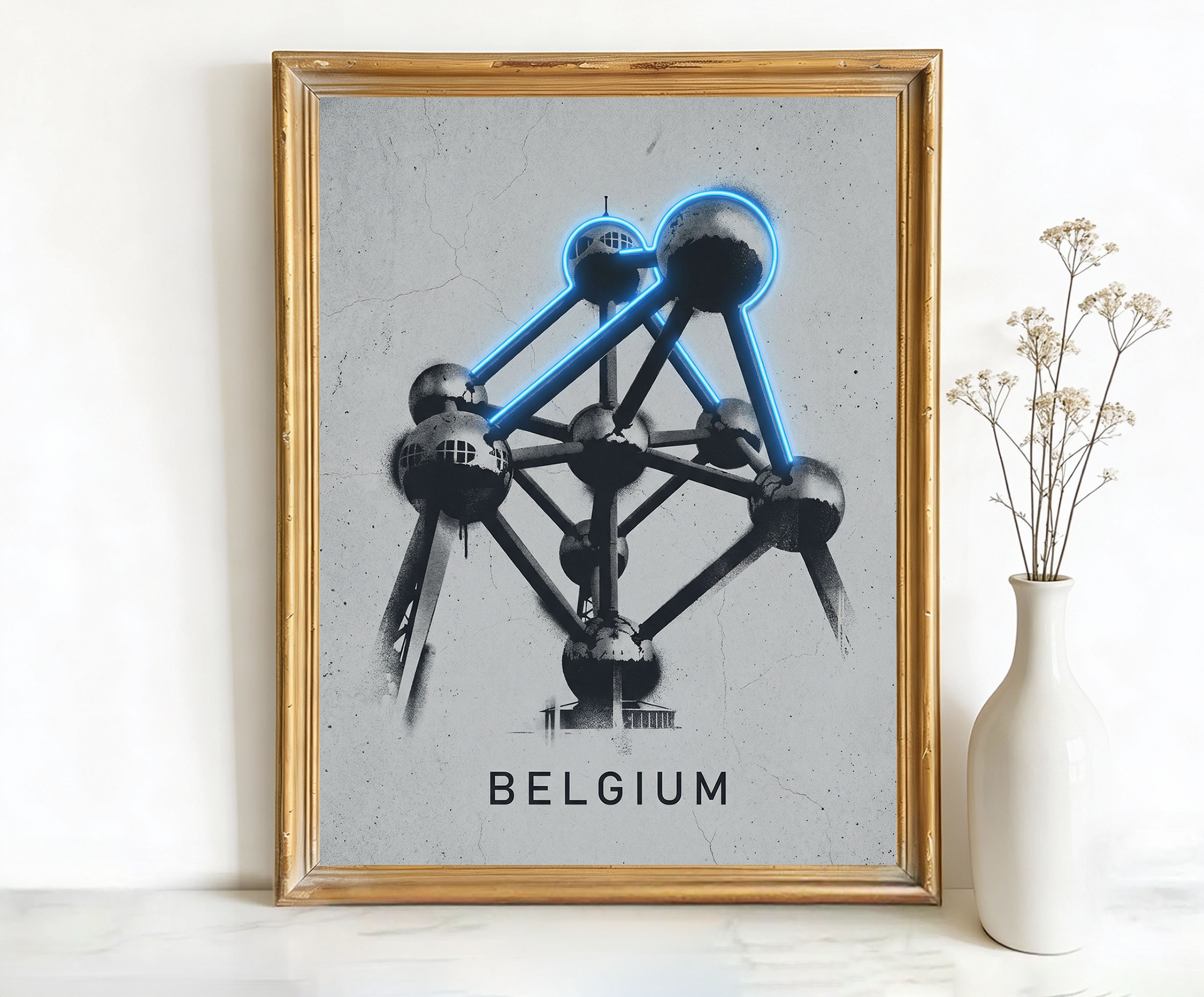 Brussels Belgium Atomium Art