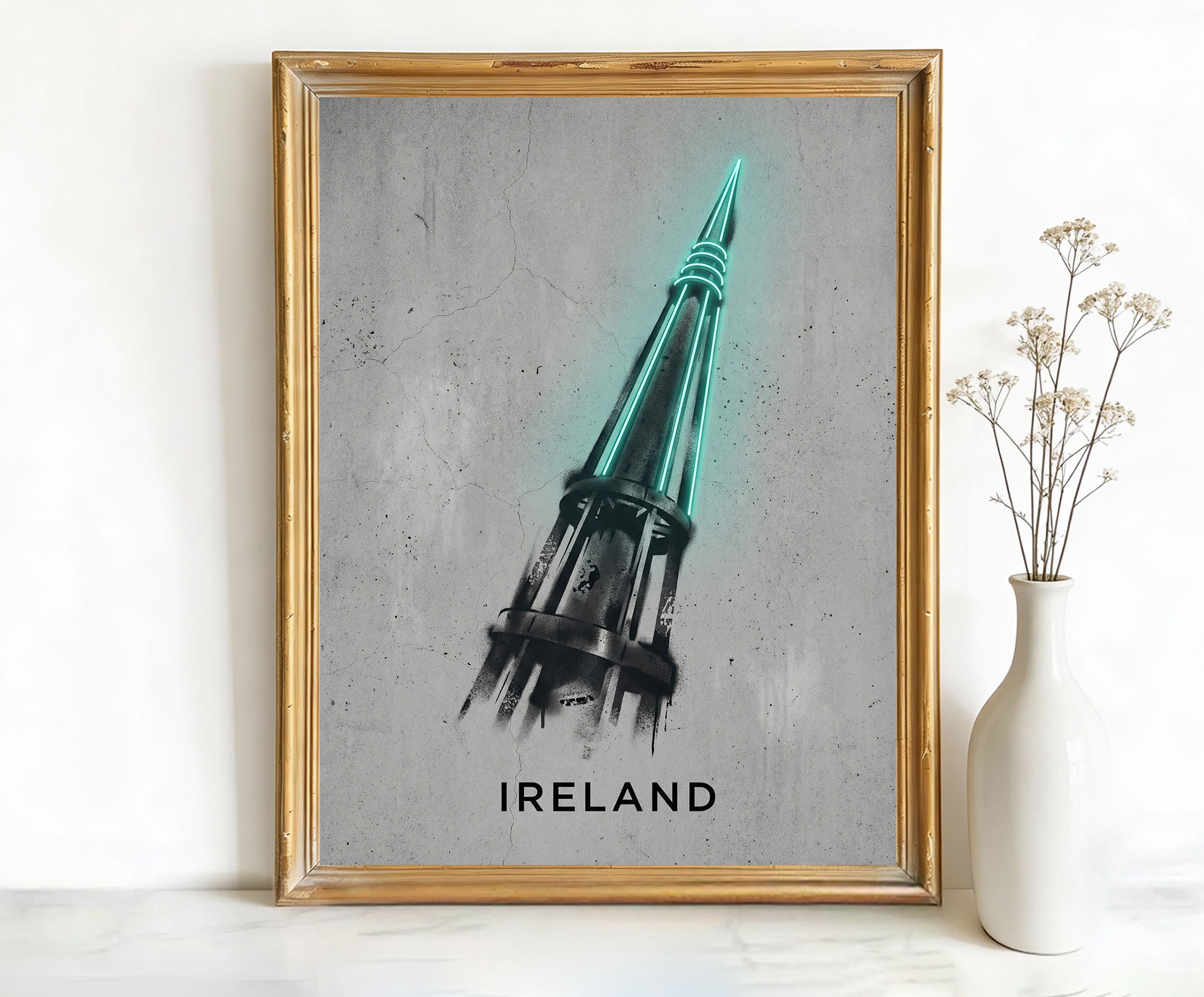 Ireland Spire of Dublin Art