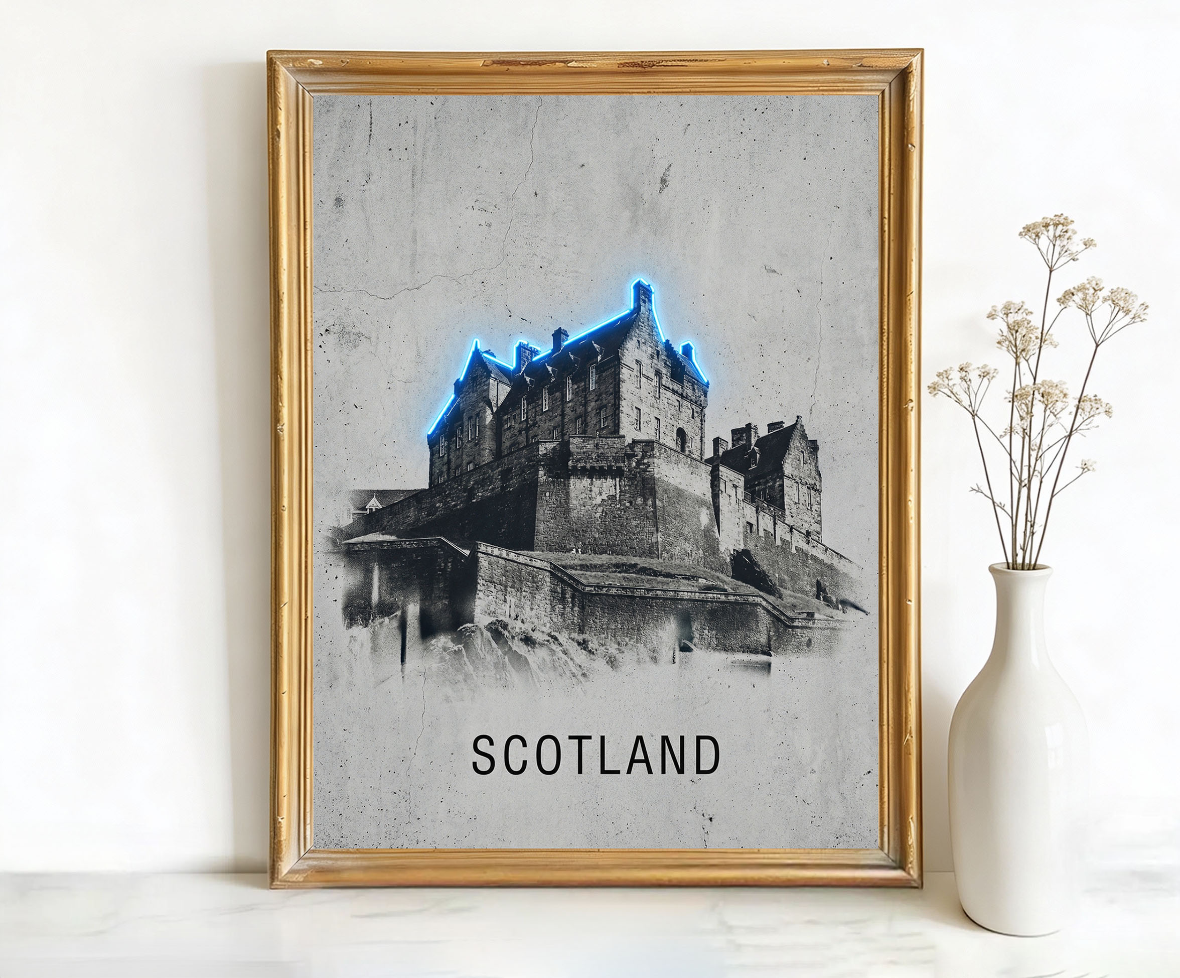 Edinburgh Scotland Edinburgh Castle Art