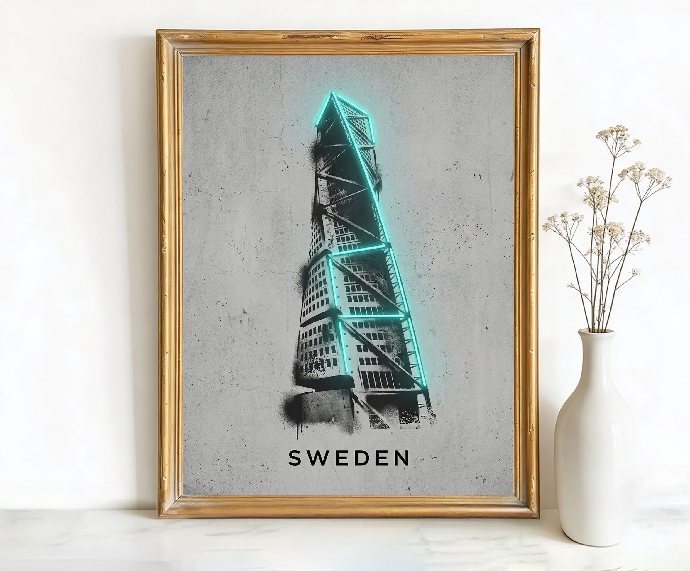 Malmö Sweden Turning Torso Art