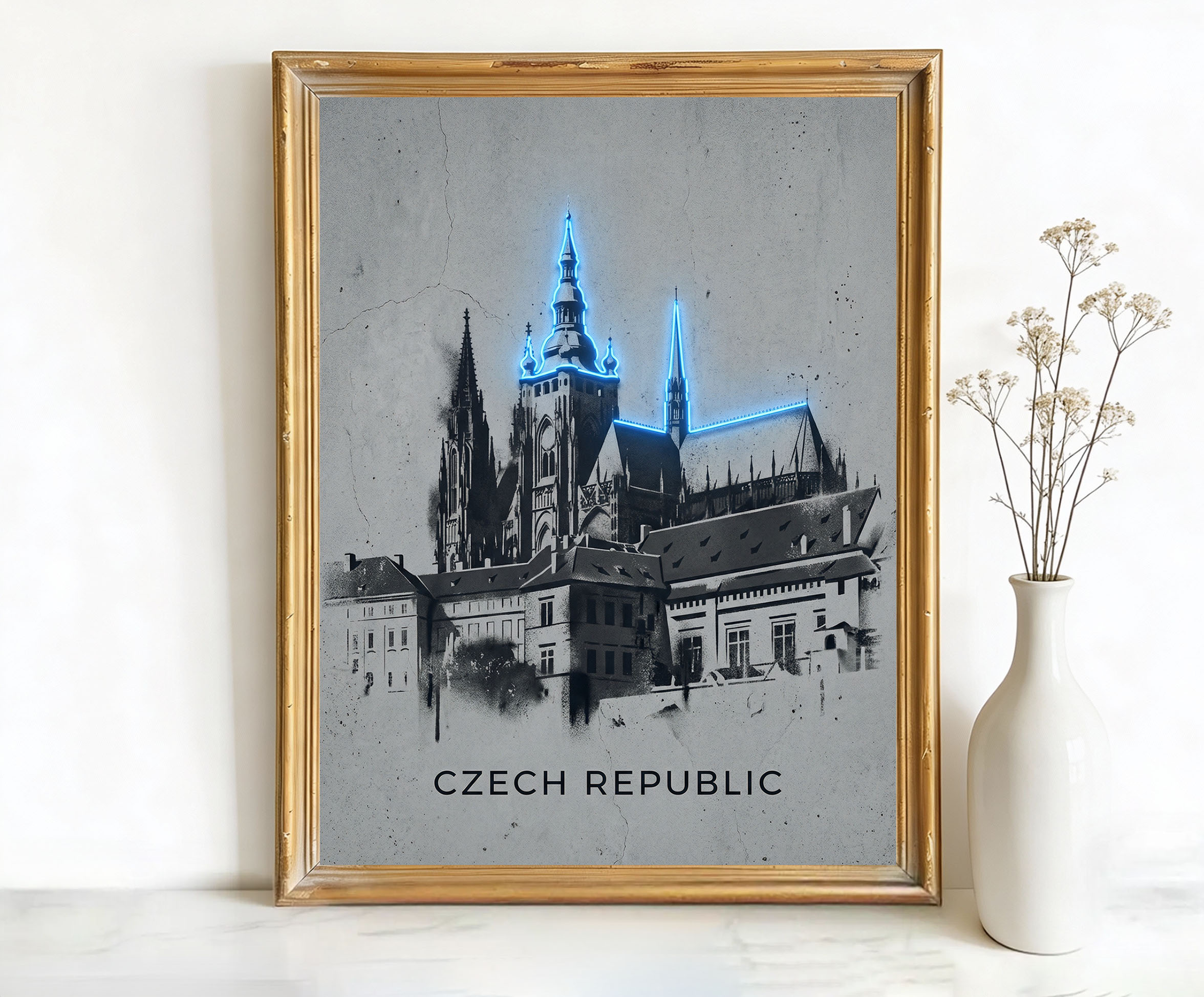 Prague Czech Republic St. Vitus Cathedral Art