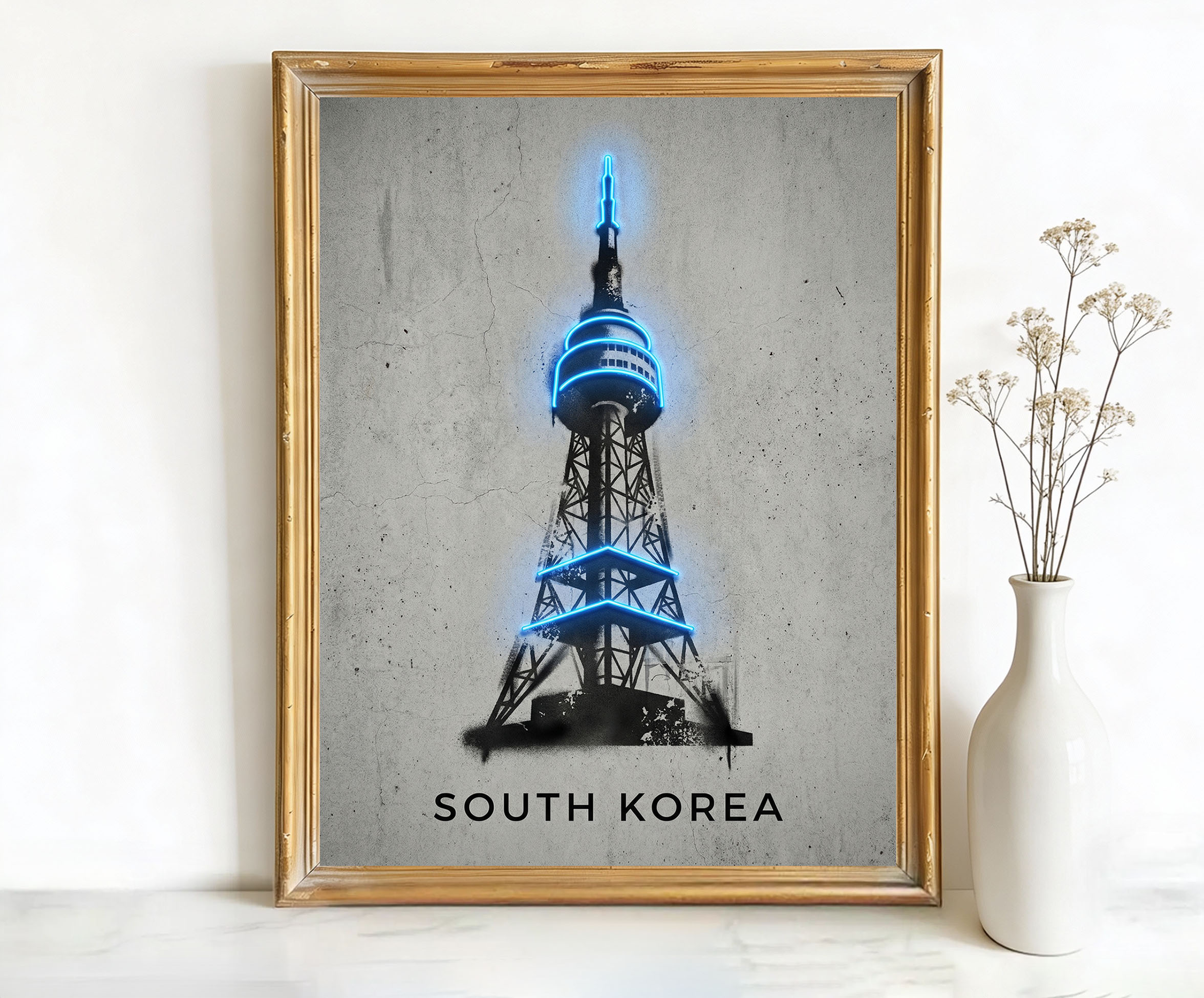 Seoul South Korea N Tower Art