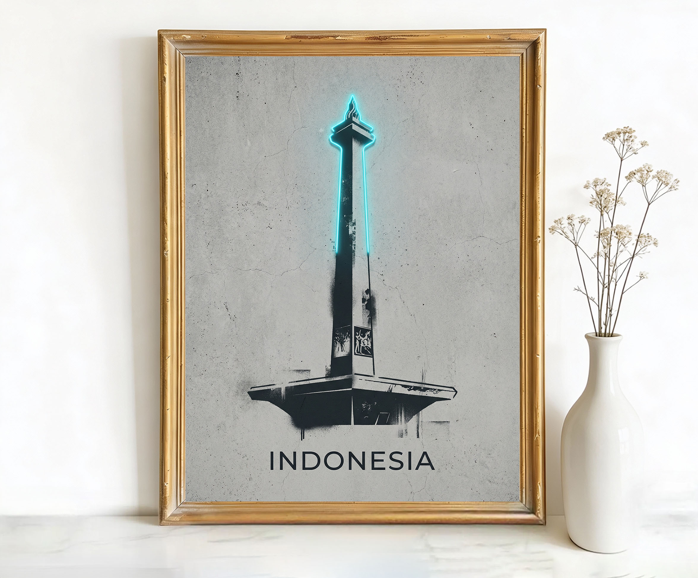 Indonesia National Monument Art