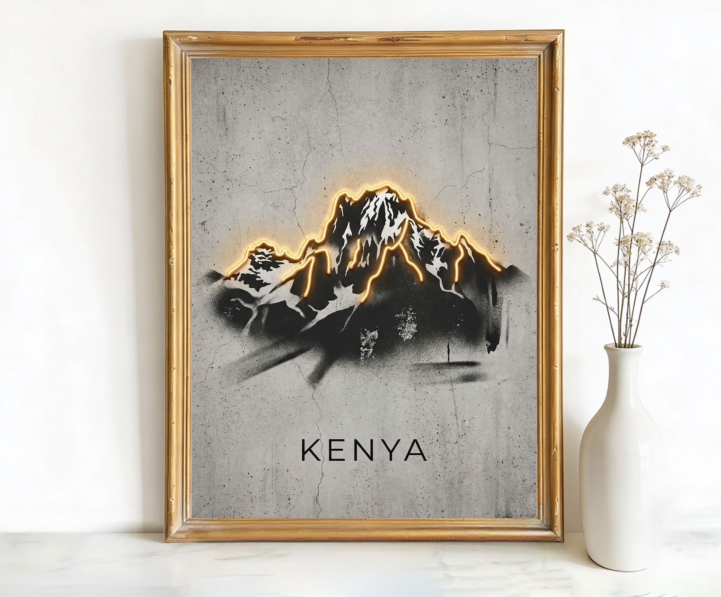 Mount Kenya Kenya Mount Kenya Peaks Art