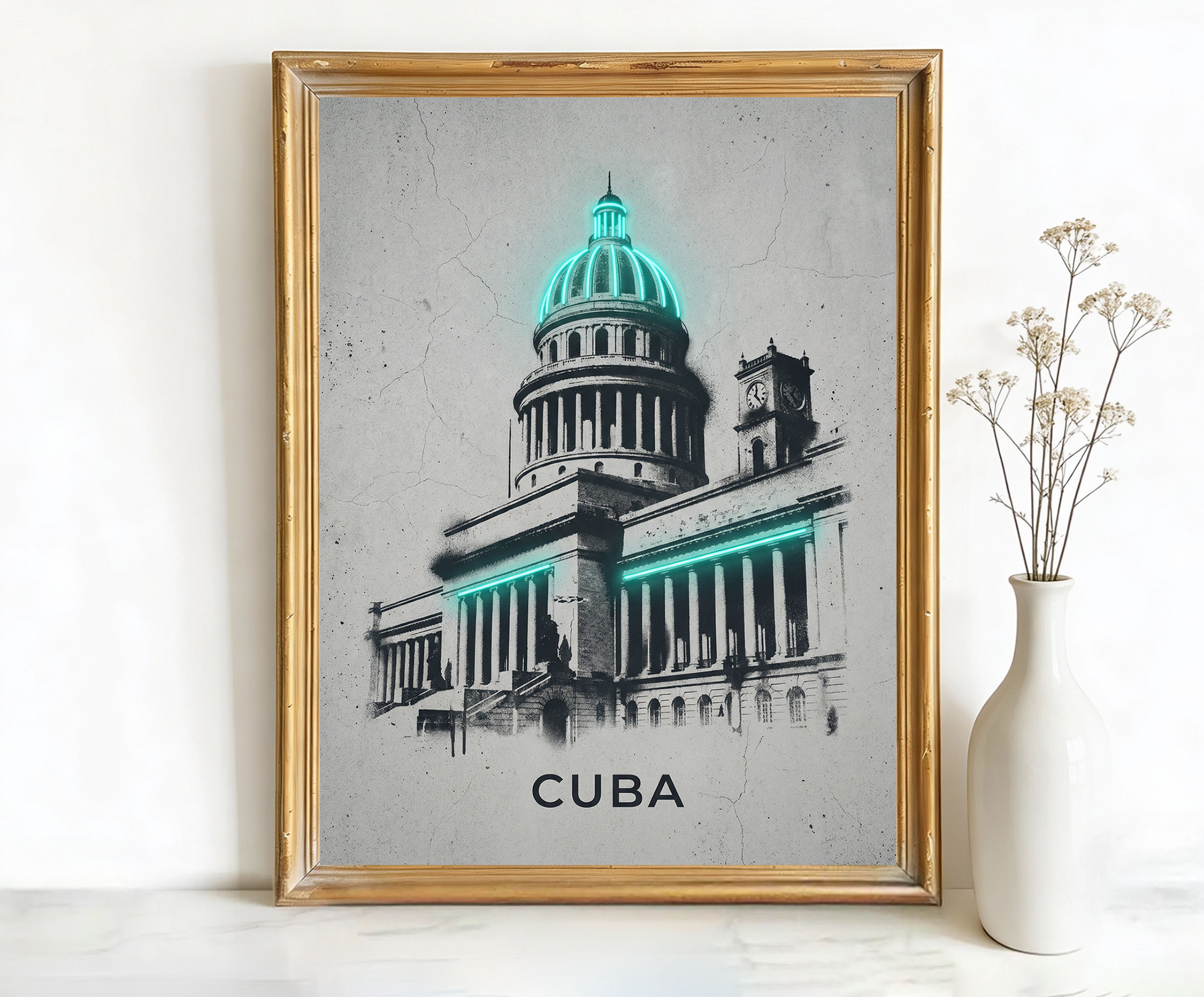 Havana Cuba National Capitol Building Art