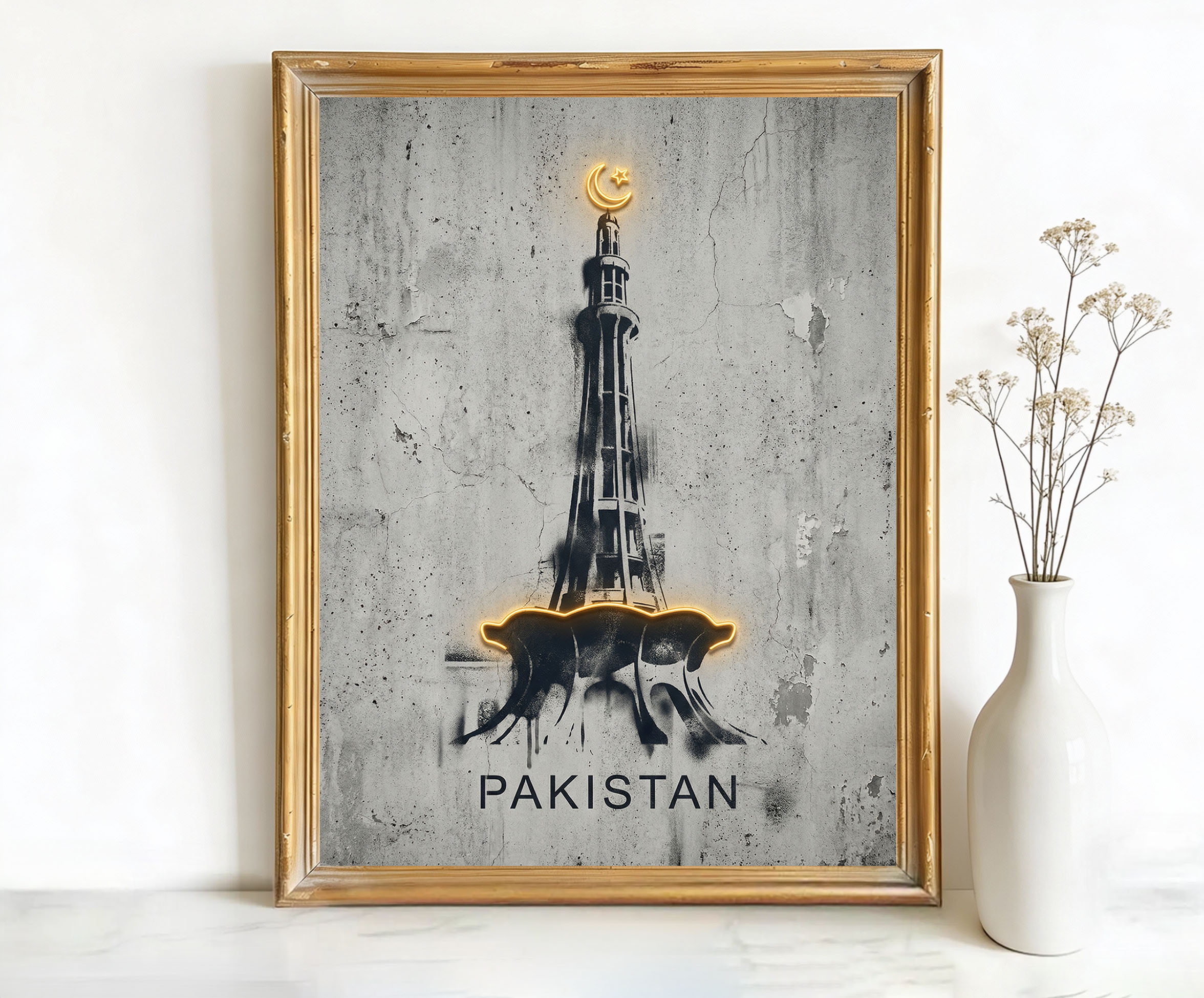 Pakistan Minar-e-Pakistan Art