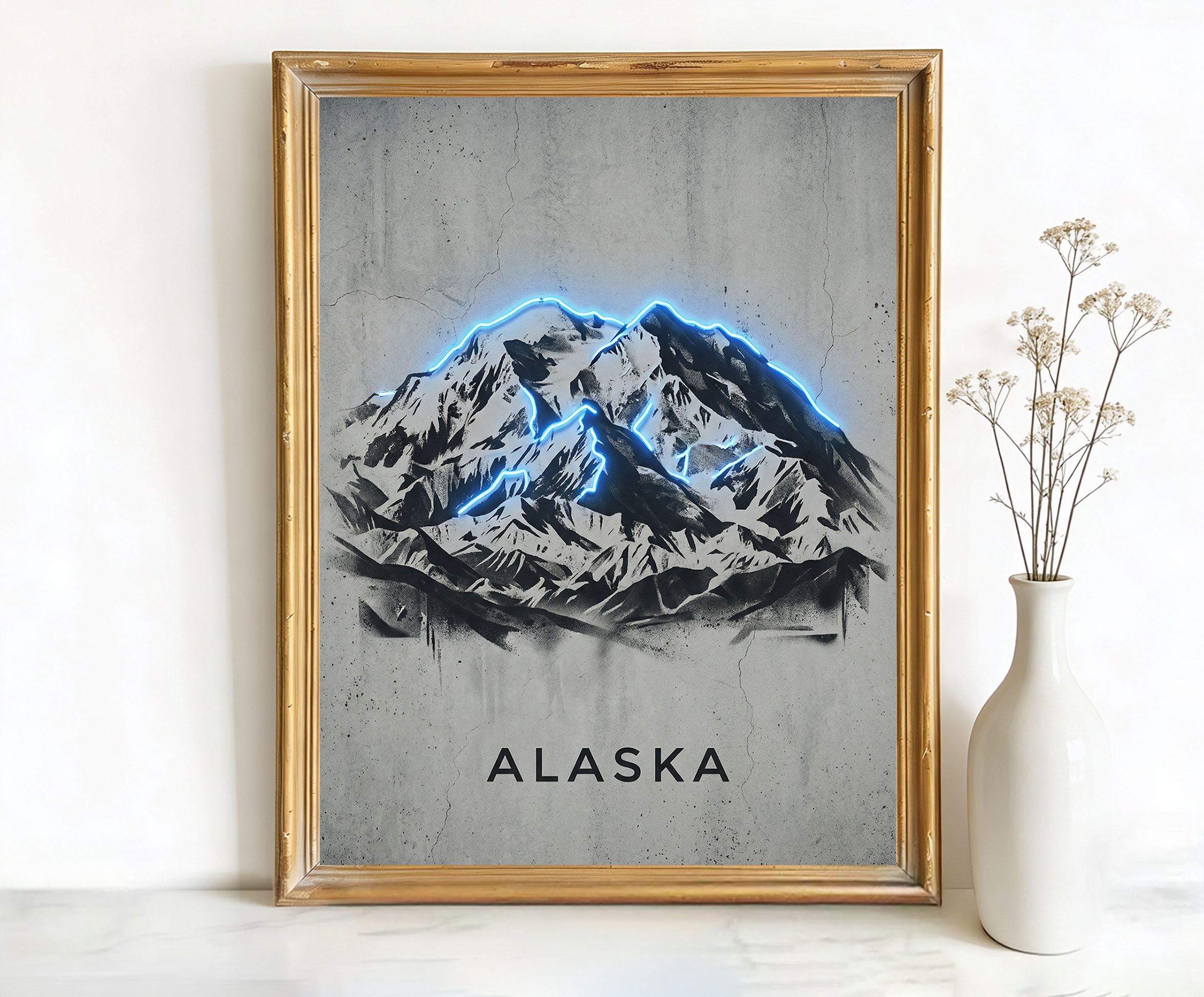 Alaska USA Denali Art
