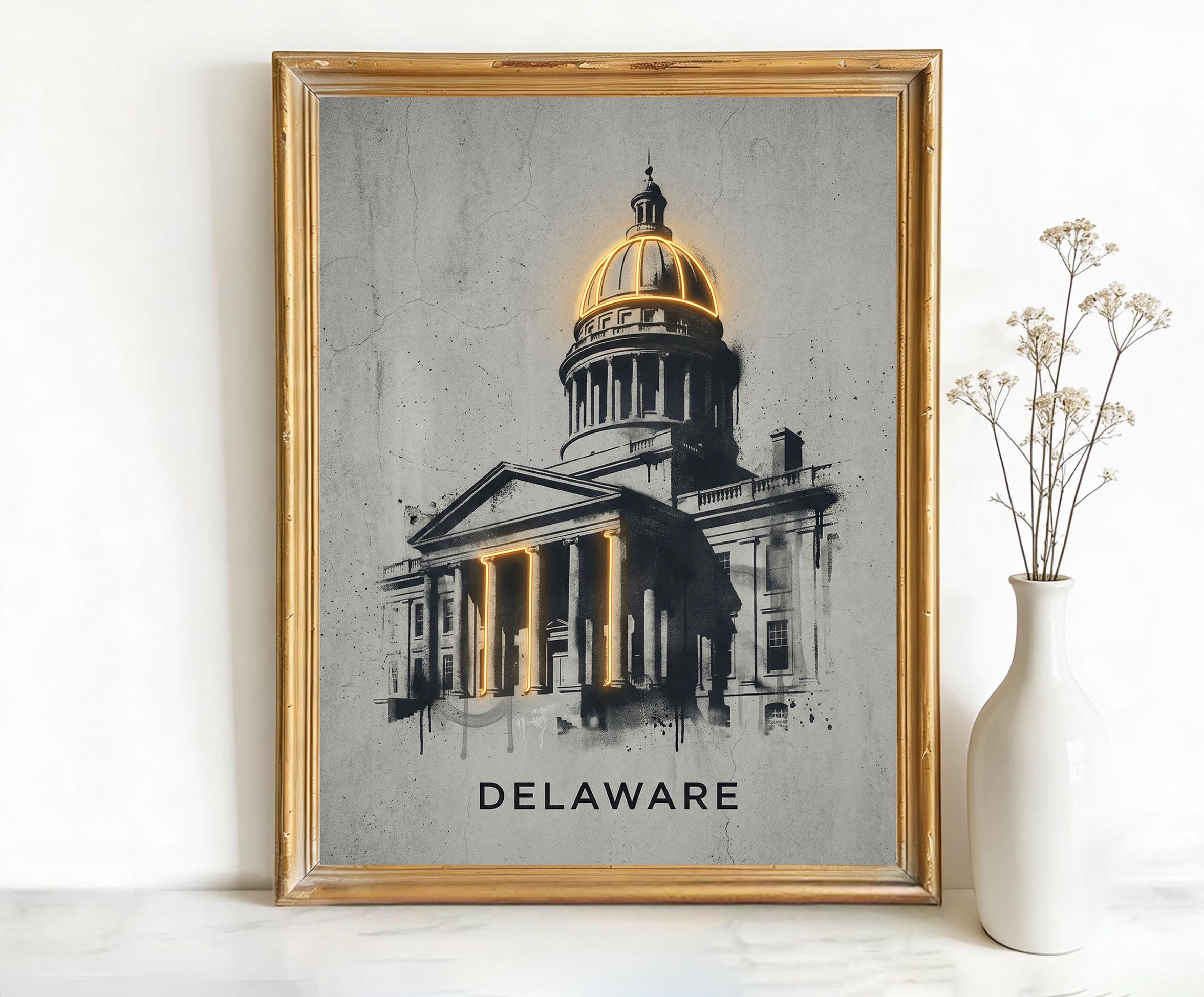 Dover Delaware State Capitol Building Art
