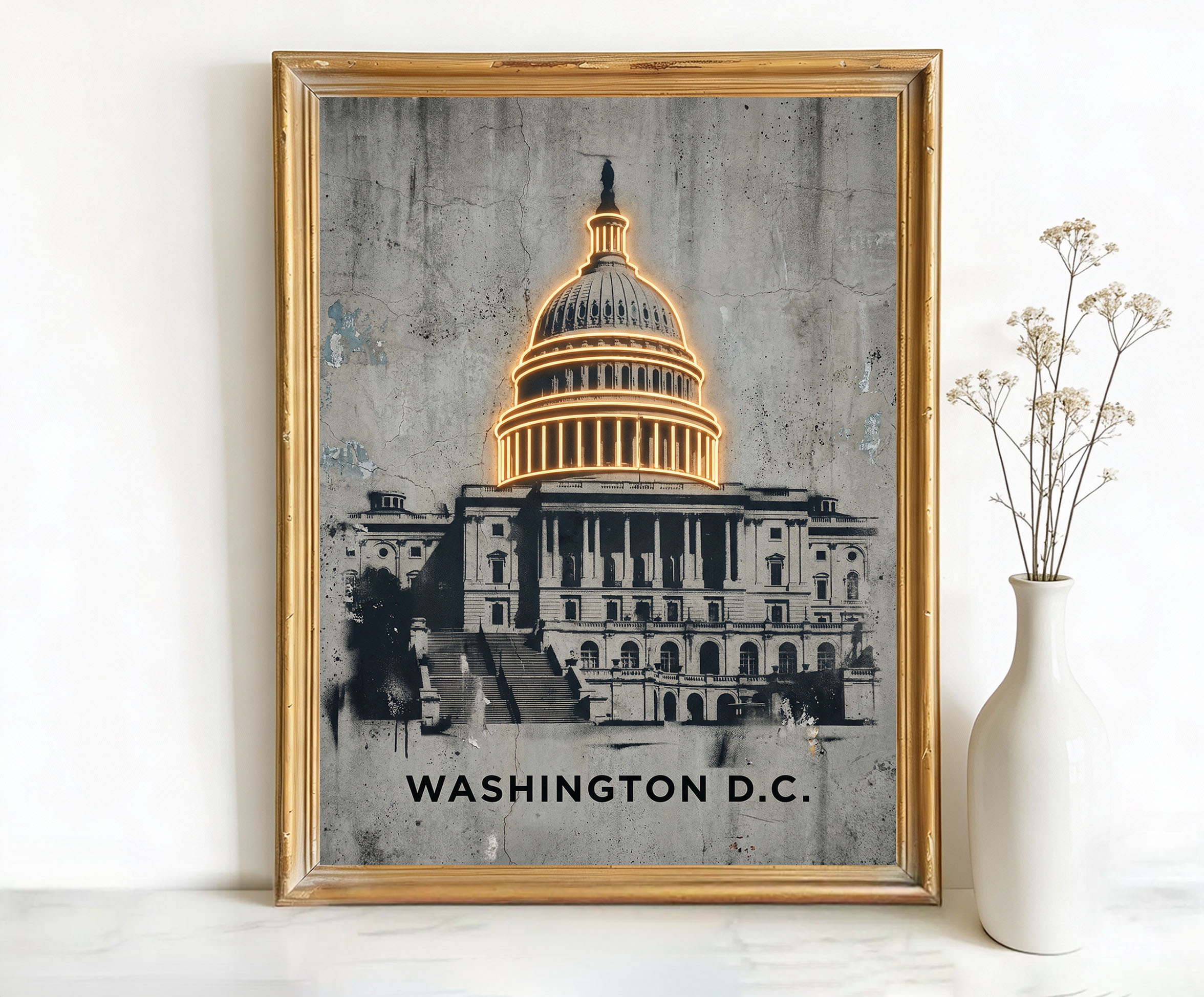 Washington D.C. United States Capitol Building Art