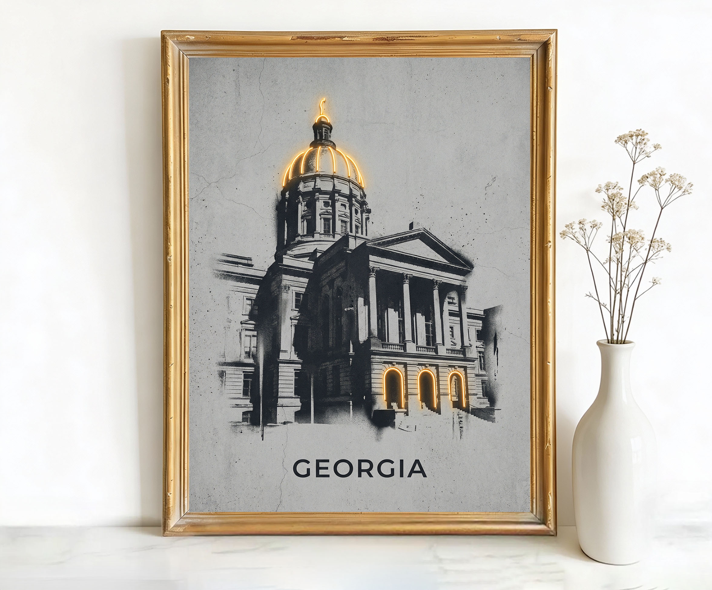 Atlanta Georgia Georgia State Capitol Art